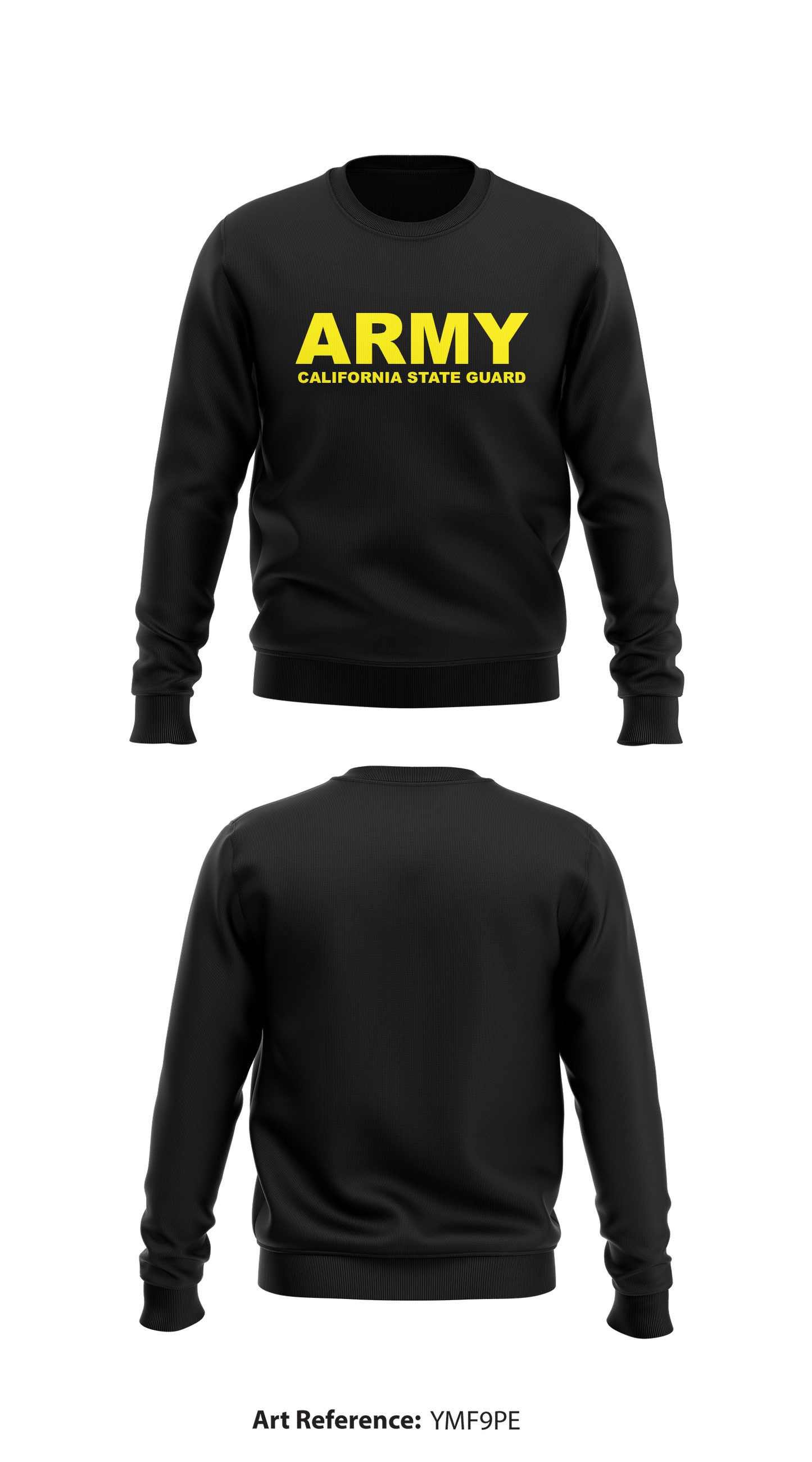 ARMY California State Guard Store 1 Core Men's Crewneck Performance Sweatshirt - yMF9pE