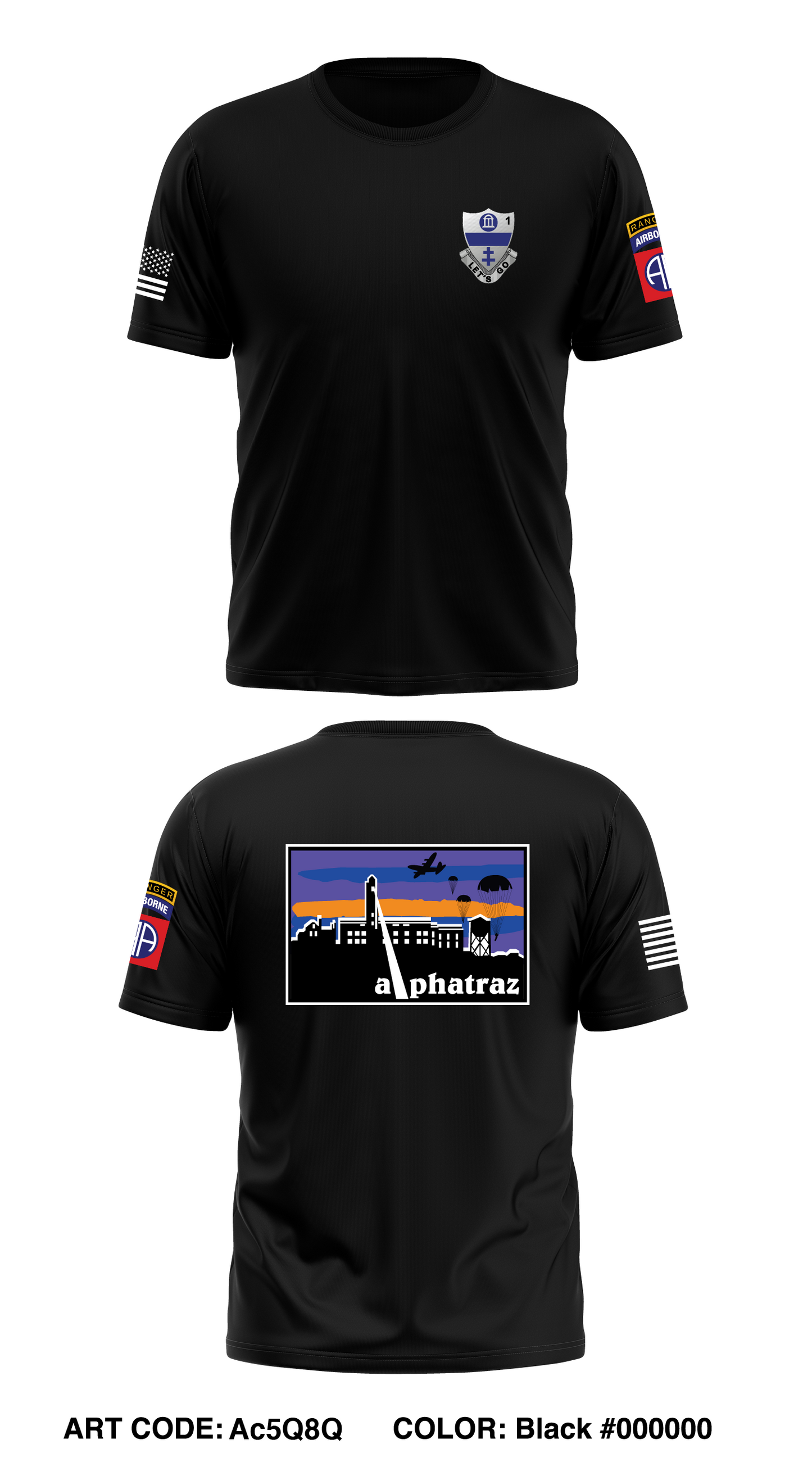 A CO, 1st BN, 325th AIR Core Men's SS Performance Tee - Ac5Q8Q