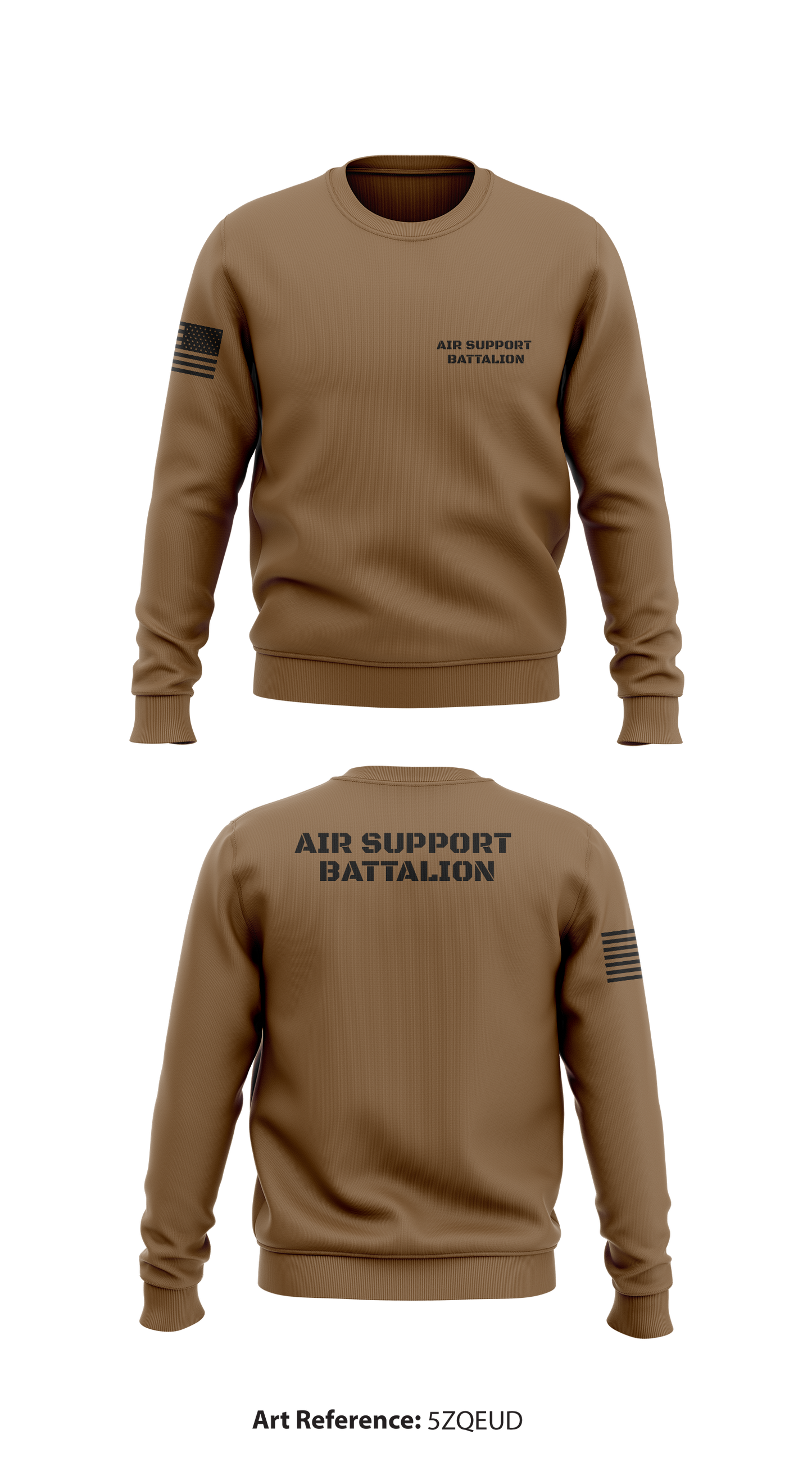 Air Support Battalion Store 1 Core Men's Crewneck Performance Sweatshirt - 5ZQEUd