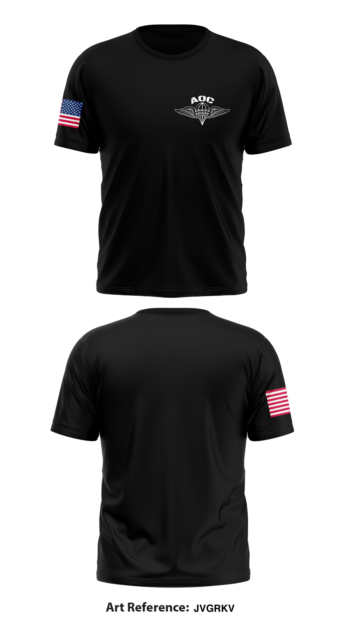 Airborne Orientation Course (AOC) Core Men's SS Performance Tee - JvGrKV