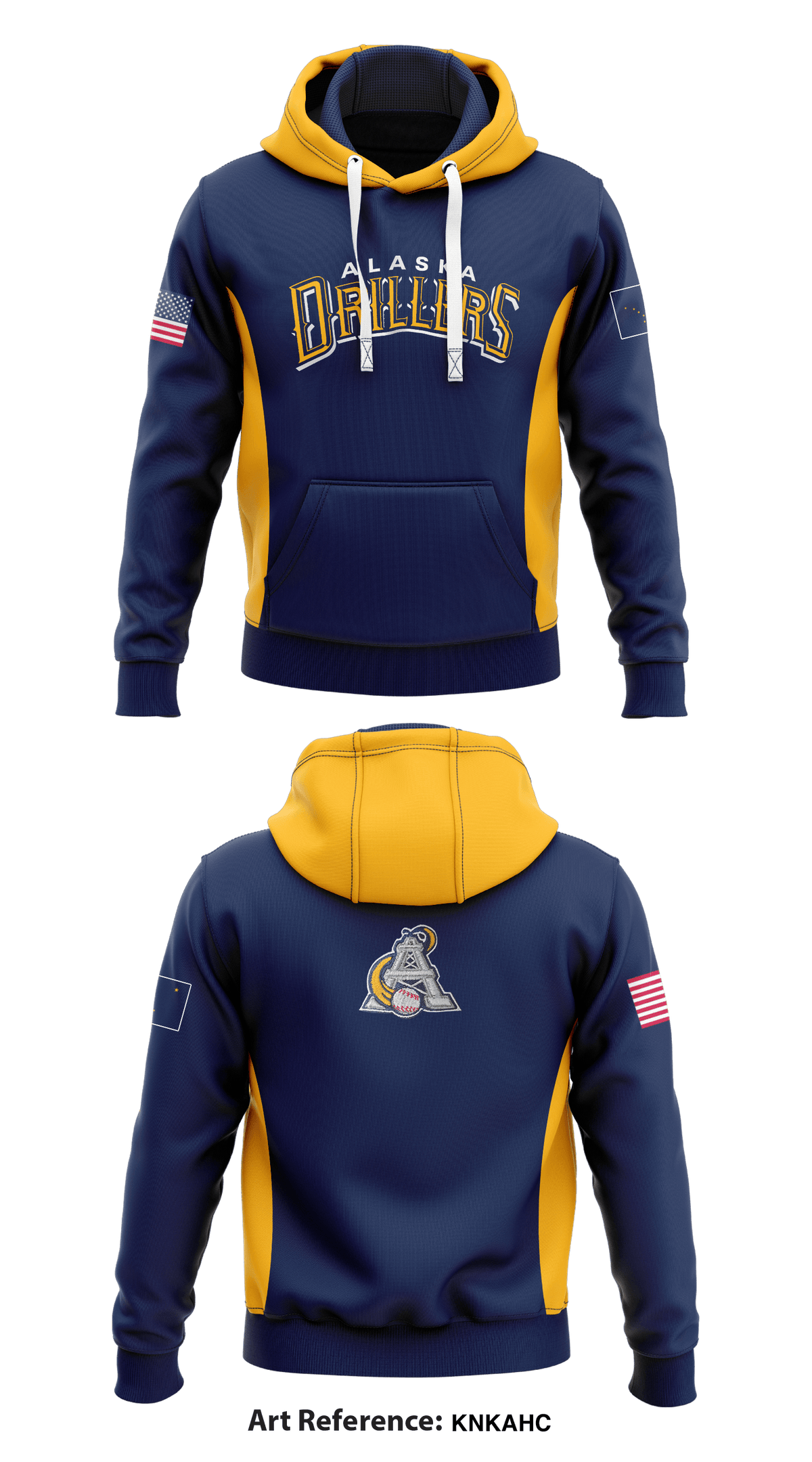 Alaska Drillers Store 1 Core Men's Hooded Performance Sweatshirt - knkaHc