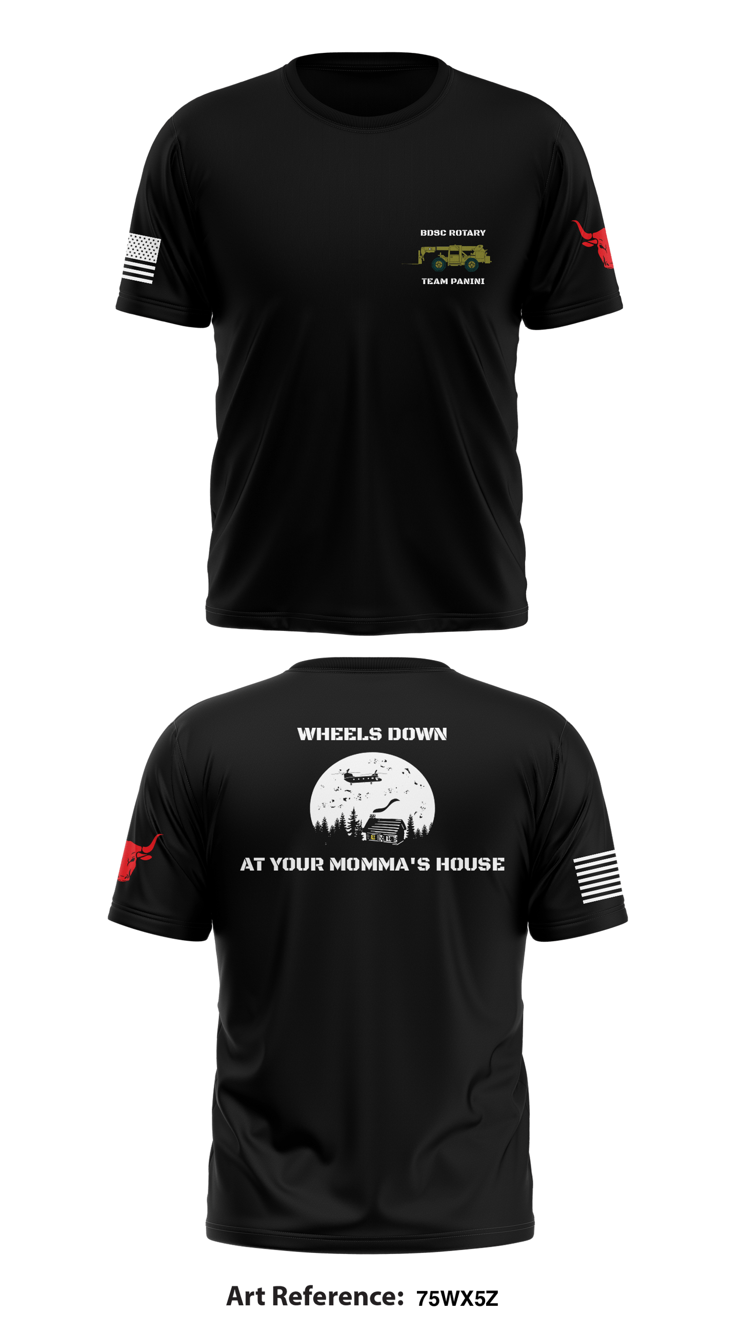 Alpha Company 834 ASB Store 1 Core Men's SS Performance Tee - 75Wx5Z