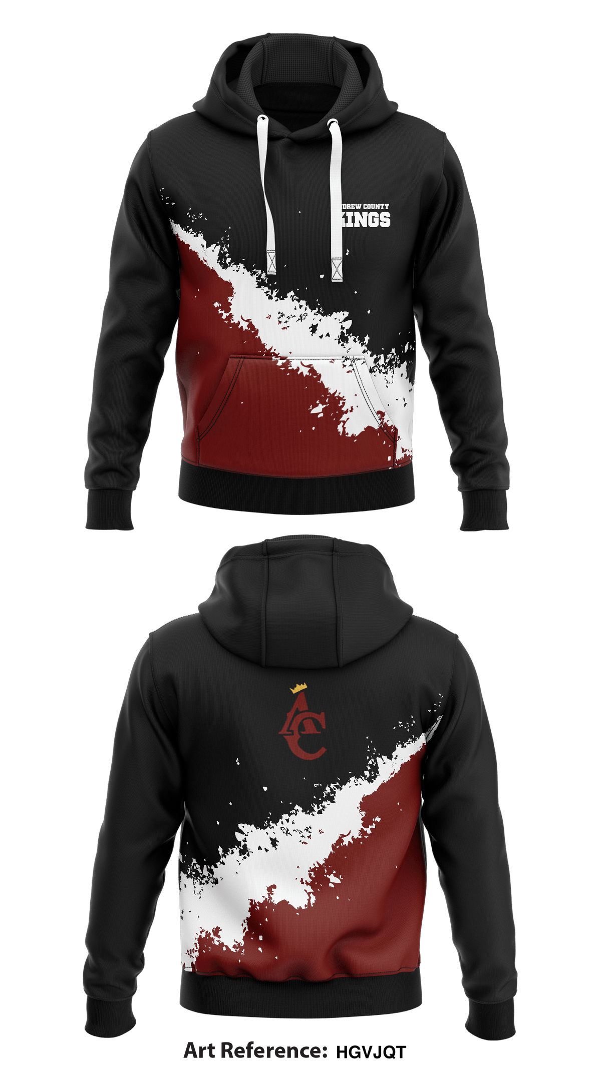 Andrew County Kings Core Men's Hooded Performance Sweatshirt - HGvJqt