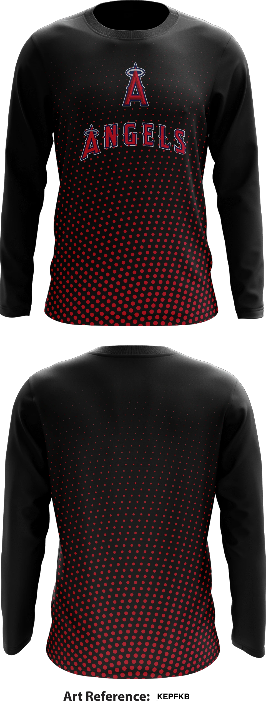 Angels Store 1 Core Men's LS Performance Tee - KePFKb