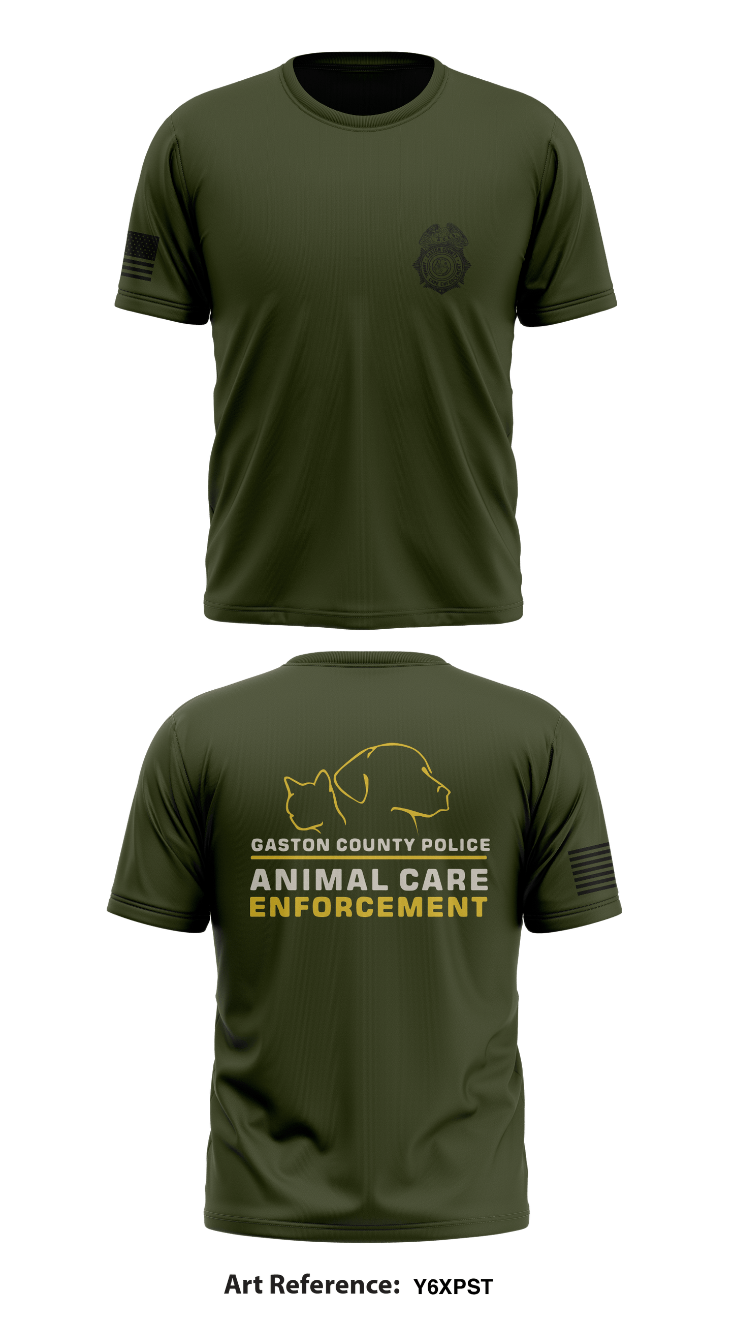 Animal Care and Enforcement Store 1 Core Men's SS Performance Tee - y6XPSt