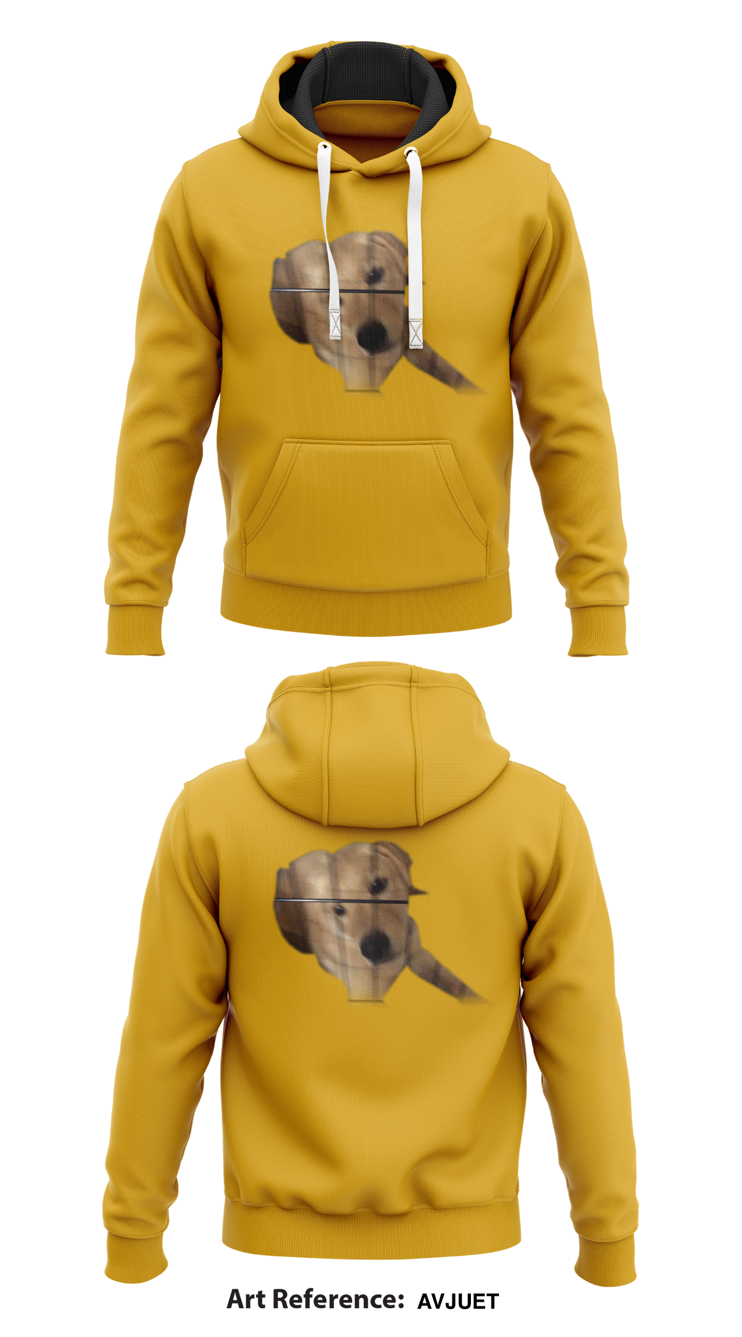 Anna Lokombo Store 1 Core Men's Hooded Performance Sweatshirt - AVJuet