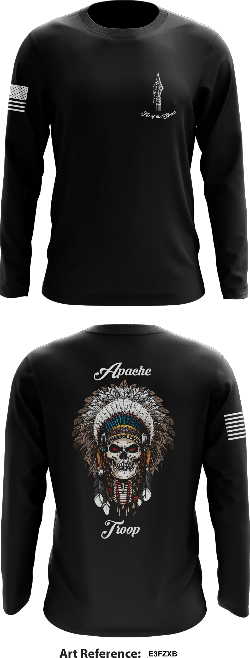 Apache Troop Store 2 Core Men's LS Performance Tee - E3fZxb