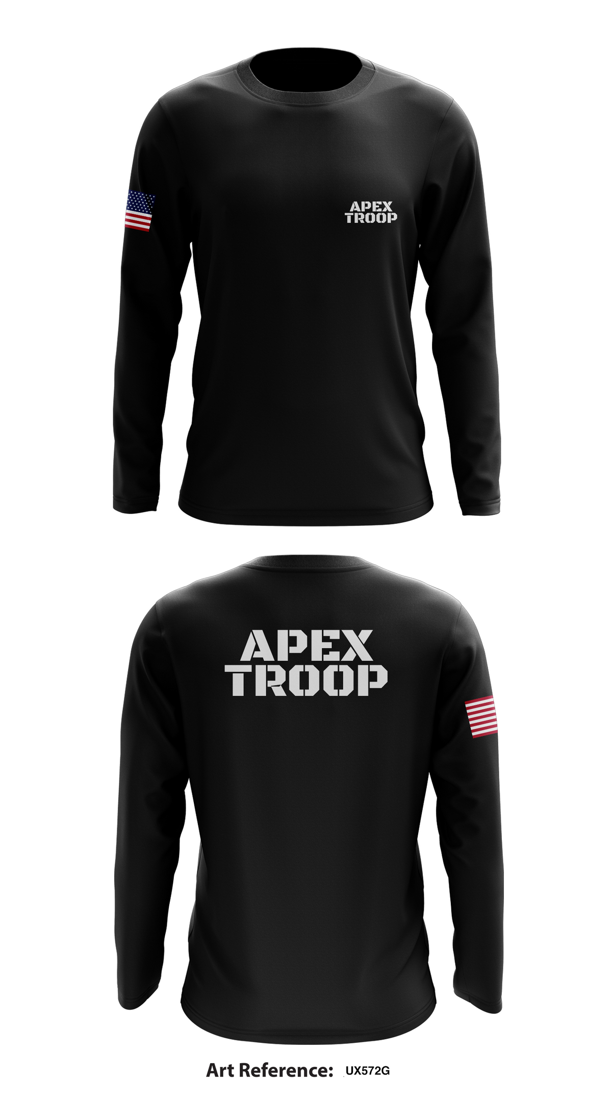 Apex troop Store 1 Core Men's LS Performance Tee - ux572G