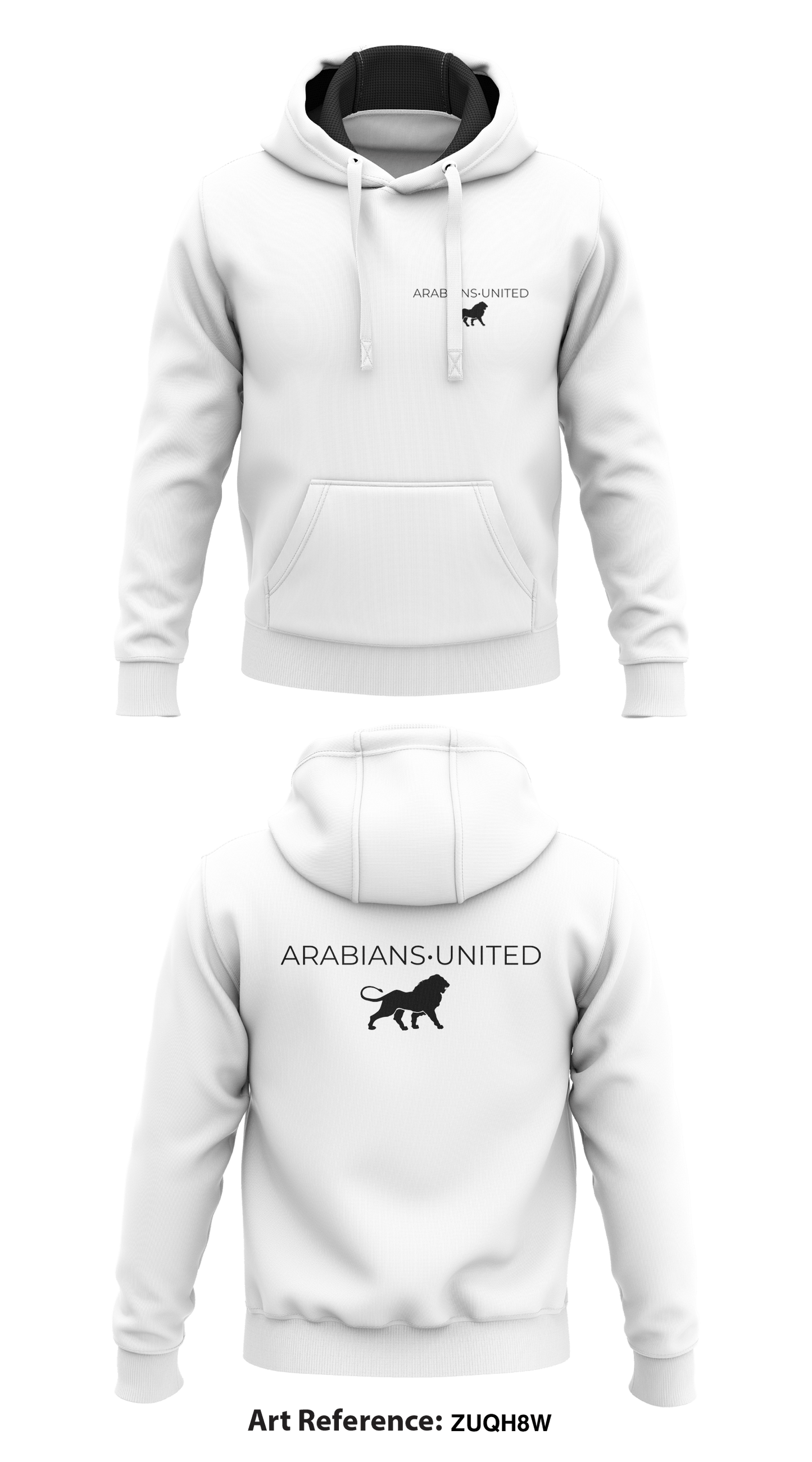 Arabiansunited Store 1 Core Men's Hooded Performance Sweatshirt - ZUQh8w
