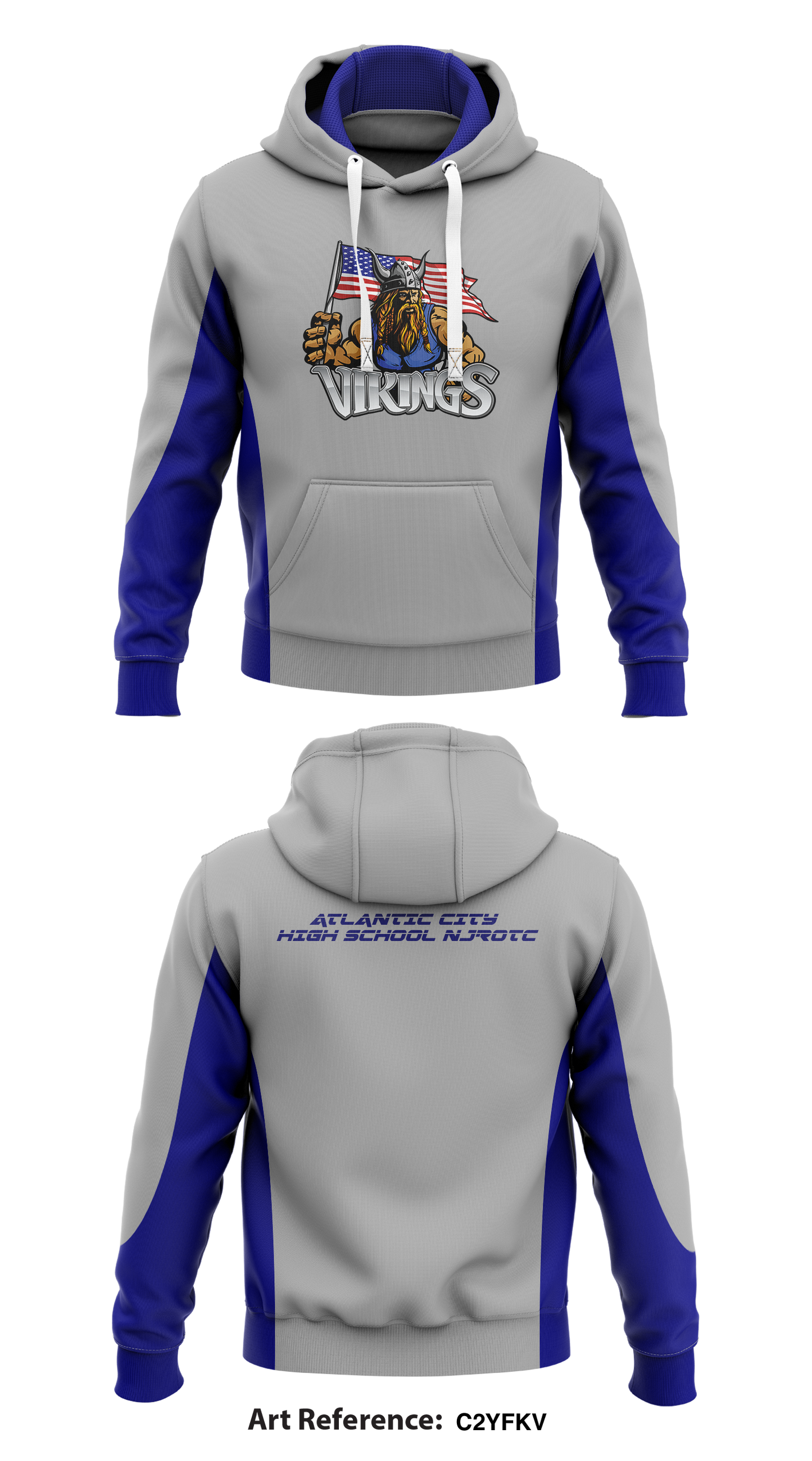 Atlantic City High School NJROTC Store 1 Core Men's Hooded Performance Sweatshirt - c2yfkv