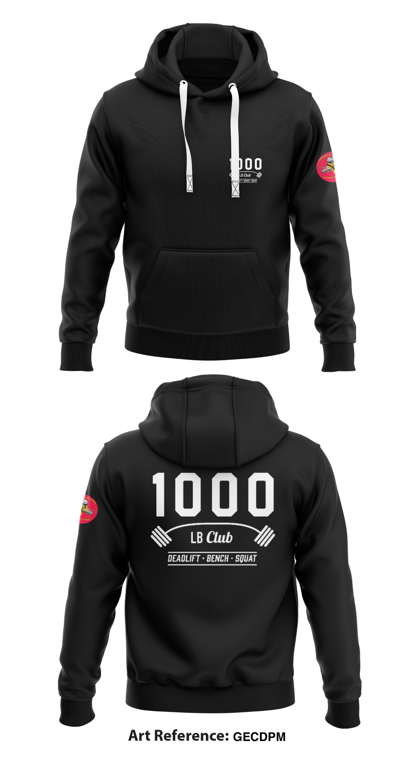 Atlas Store 2 Core Men's Hooded Performance Sweatshirt - gecDpm