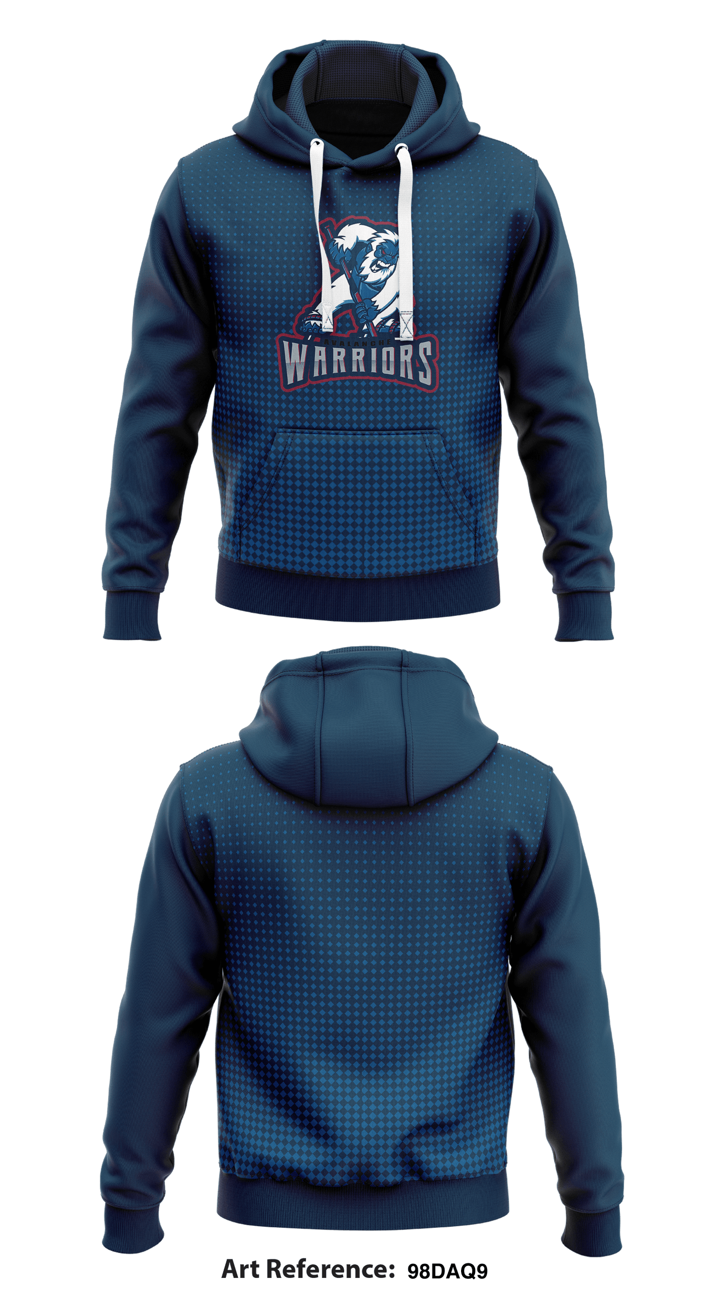 Avalanche Warriors Store 1 Core Men's Hooded Performance Sweatshirt - 98dAQ9