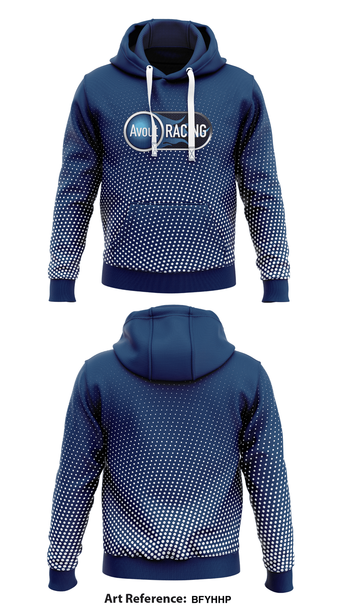 Avout Team Racing Core Men's Hooded Performance Sweatshirt - BFYHhP