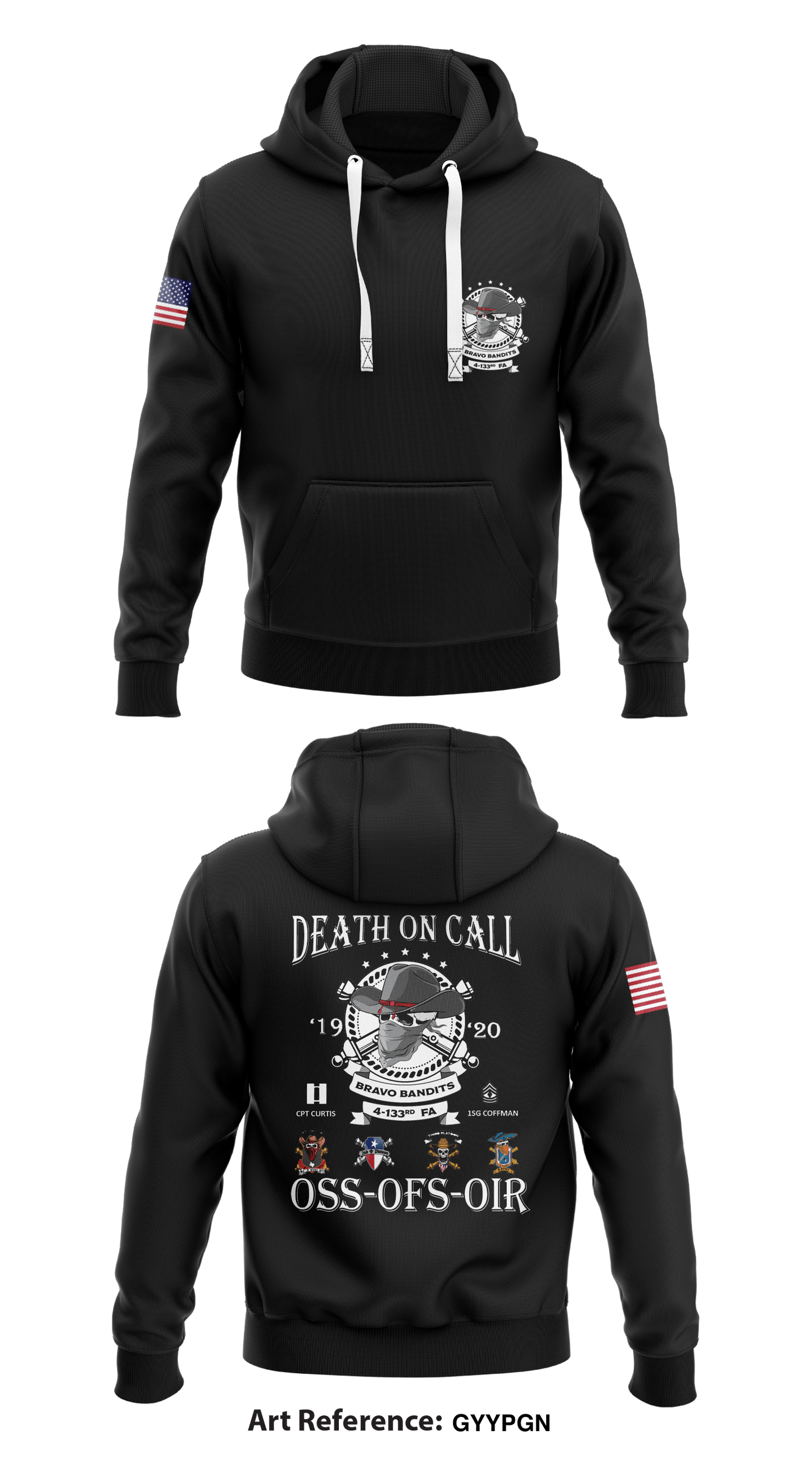 B-BTRY 4-133 FA Store 1 Core Men's Hooded Performance Sweatshirt - GYypGn