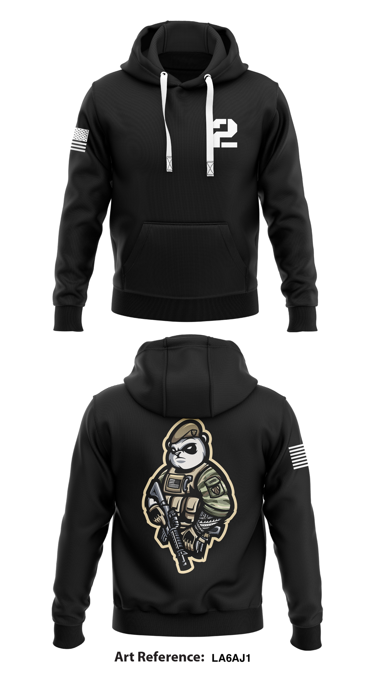 BCO, 2nd BN, 5th SFAB Store 1 Core Men's Hooded Performance Sweatshirt - La6AJ1