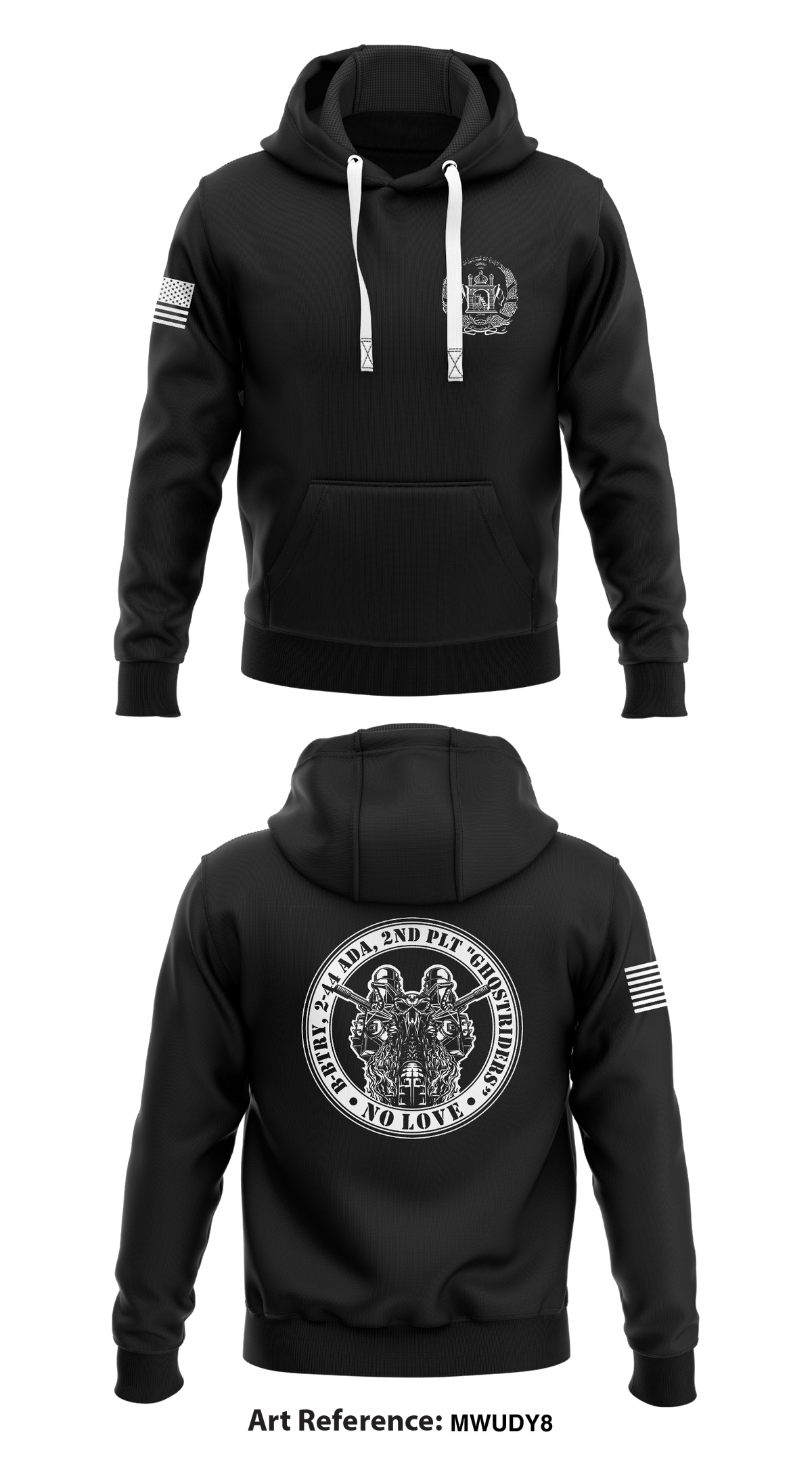 BRAVO 2-44 ADA 2ND PLT -GHOSTRIDERS- Store 1 Core Men's Hooded Performance Sweatshirt - mWuDy8