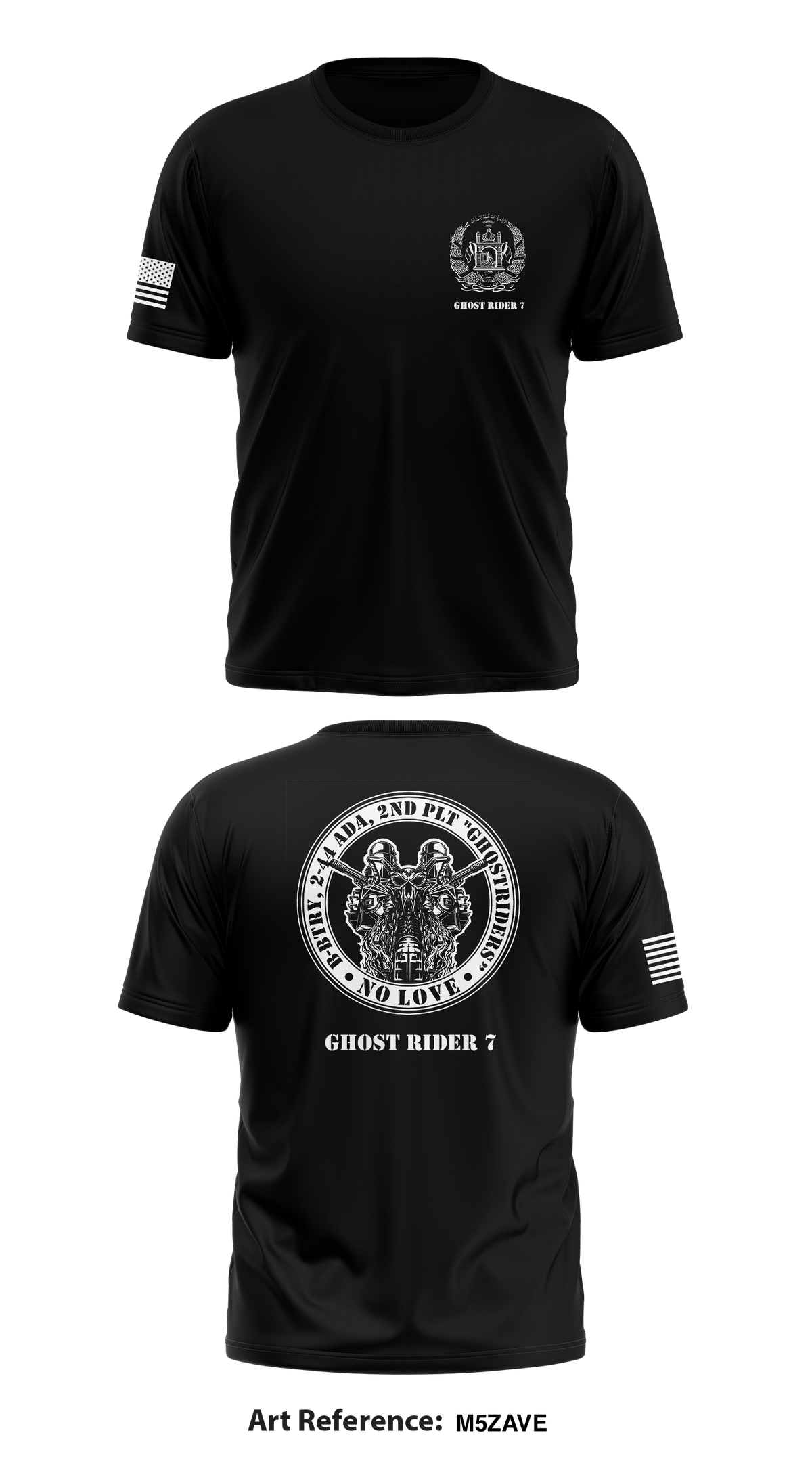 BRAVO 2-44 ADA 2ND PLT -GHOSTRIDERS- Store 1 Core Men's SS Performance Tee - m5Zave