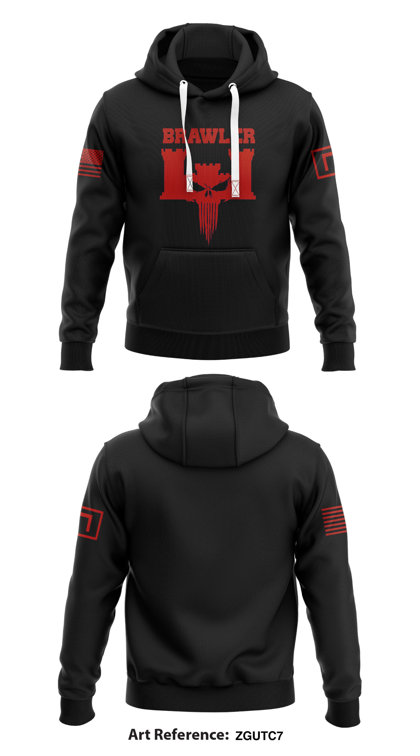 BRAVO TROOP1 Core Men's Hooded Performance Sweatshirt - ZGUtc7