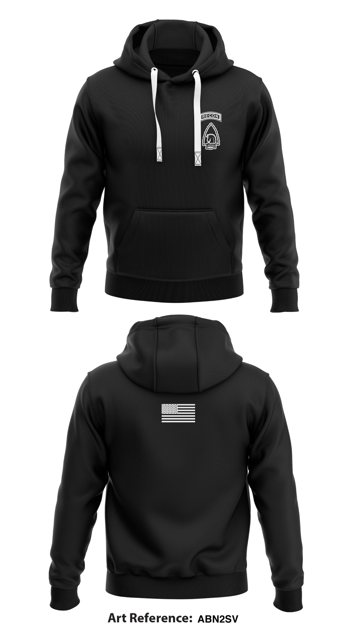 B Troop 1-73 CAV Store 1 Core Men's Hooded Performance Sweatshirt - aBN2Sv