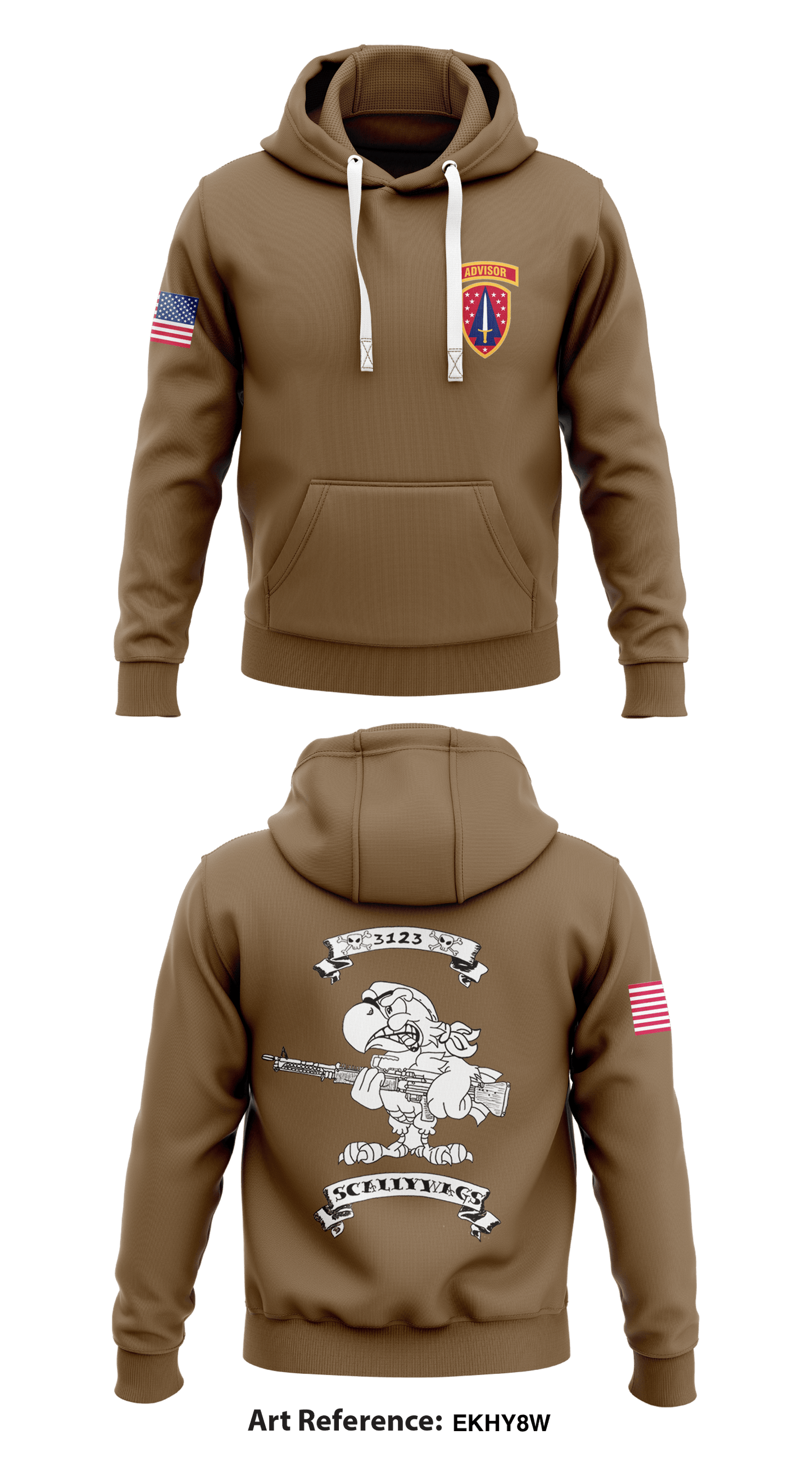 B Co, 1BN, 3SFAB Core Men's Hooded Performance Sweatshirt - EkhY8w