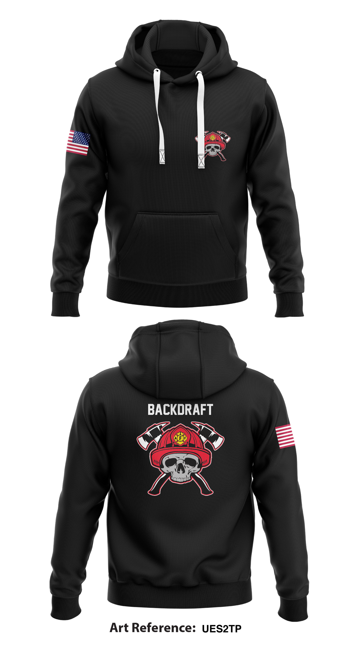 Backdraft Store 1 Core Men's Hooded Performance Sweatshirt - uES2Tp
