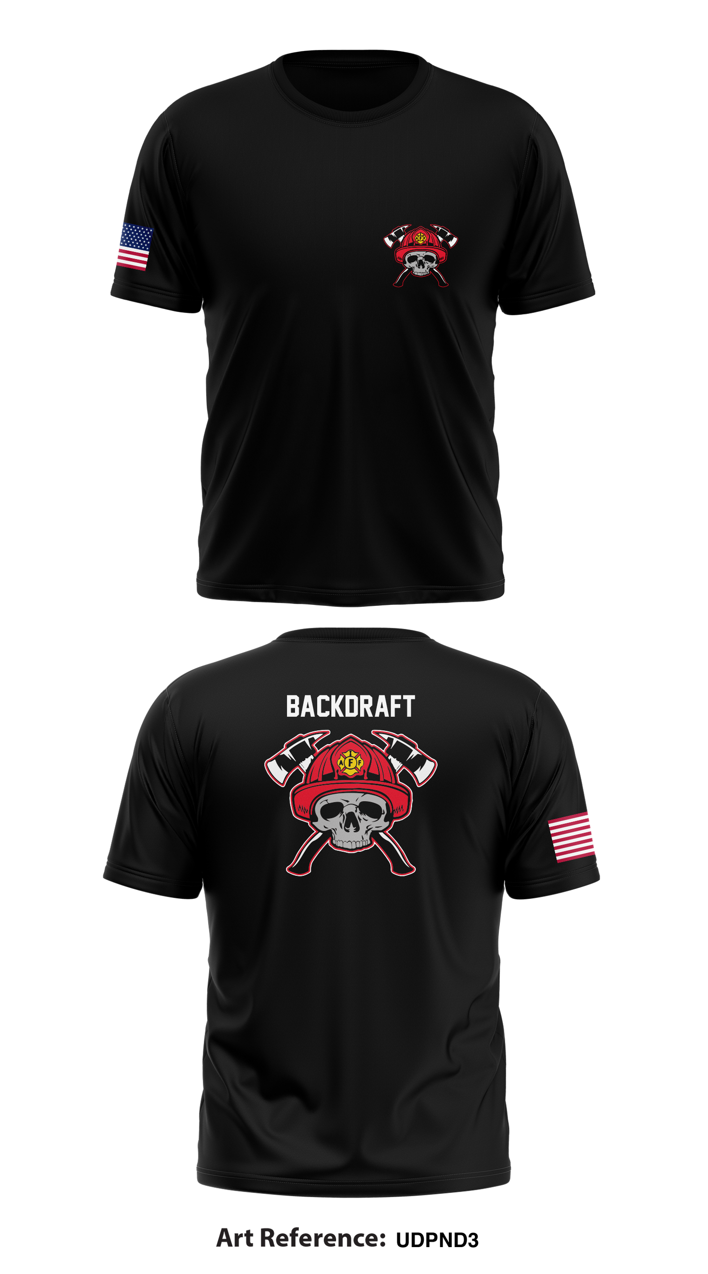 Backdraft Store 1 Core Men's SS Performance Tee - UDPNd3