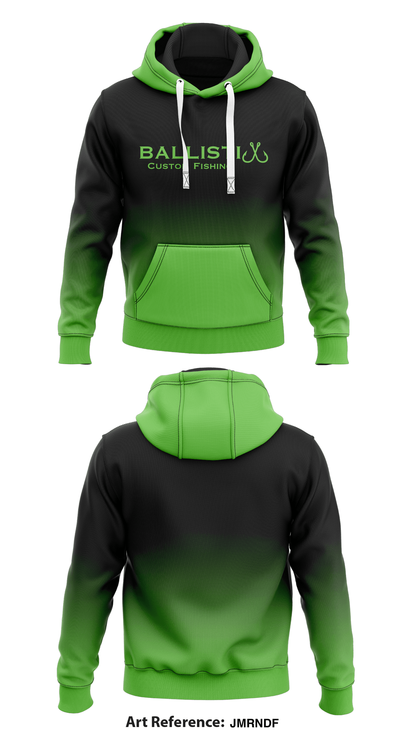 Ballistix Custom Fishing Store 1 Core Men's Hooded Performance Sweatshirt - jMrnDF