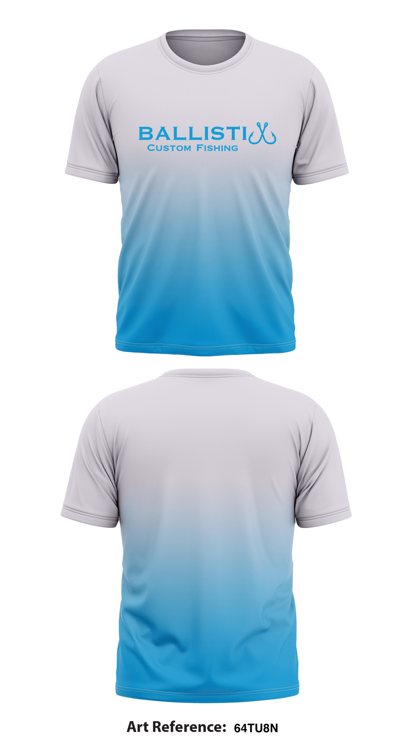 Ballistix Custom Fishing Store 1 Core Men's SS Performance Tee - 64TU8n