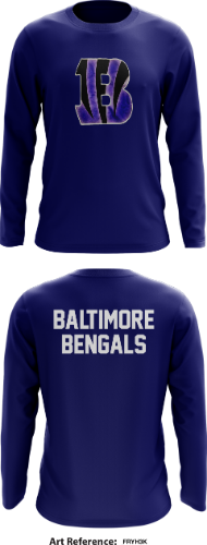 Baltimore Bengals Store 2 Core Men's LS Performance Tee - fryh3k