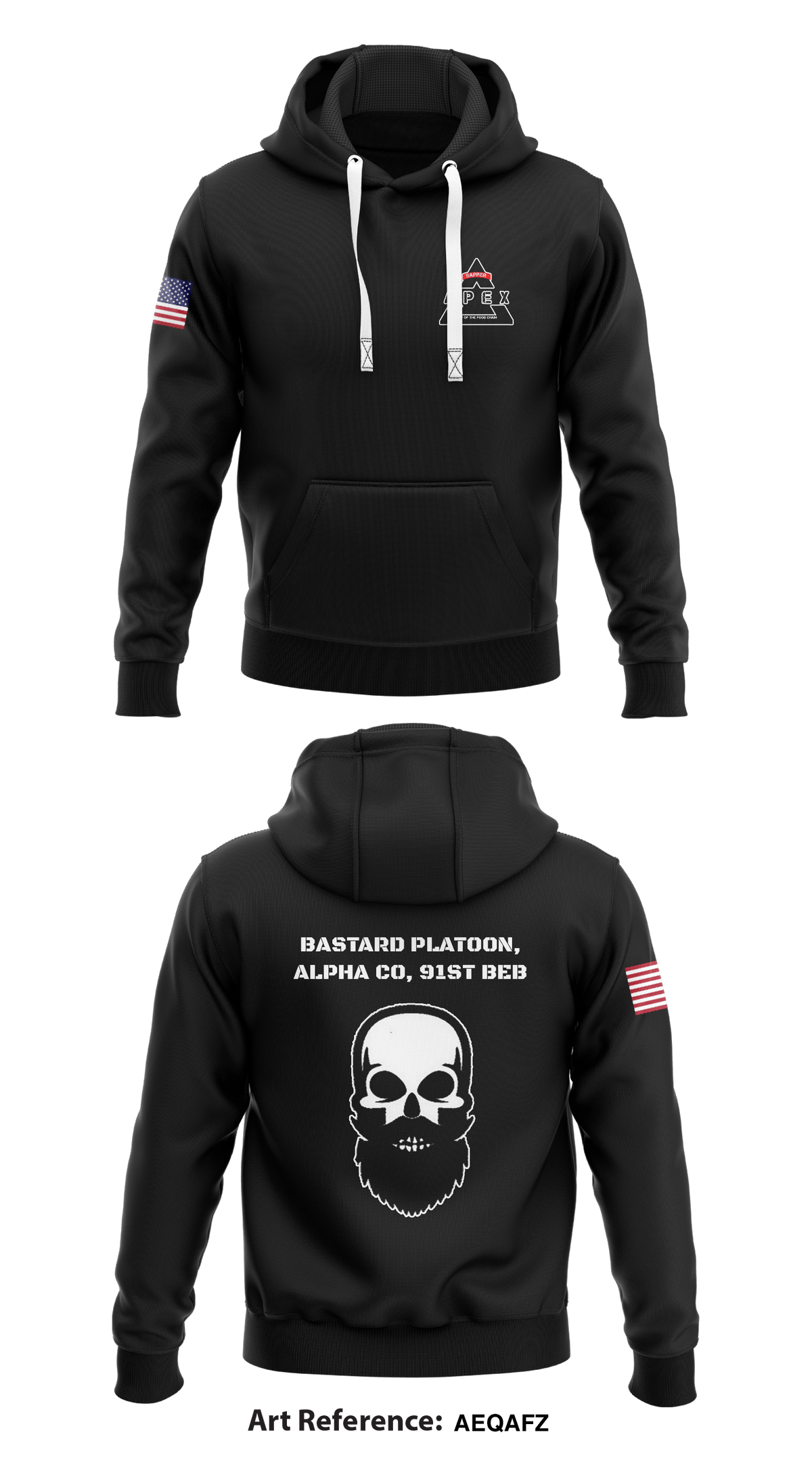 Bastard Platoon, Alpha Co, 91st BEB Store 1 Core Men's Hooded Performance Sweatshirt - AEQAFz
