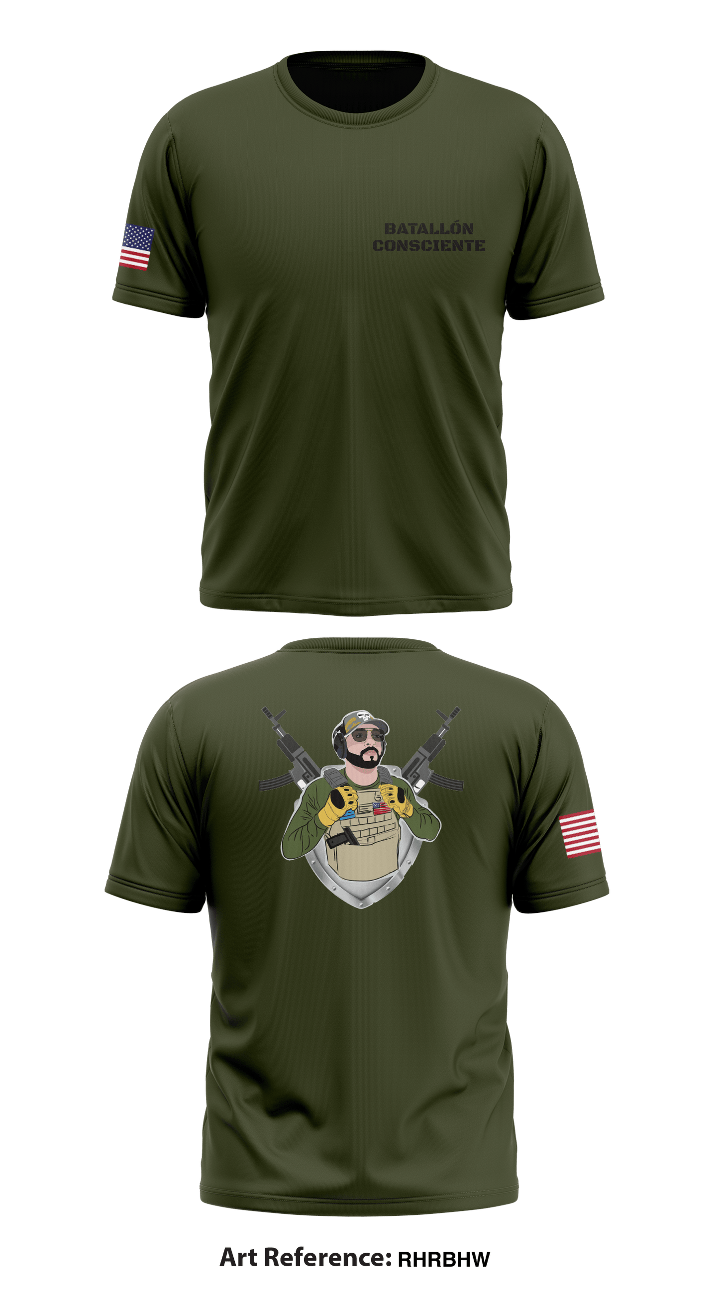 Batallón Consciente Store 1 Core Men's SS Performance Tee - rHRBHW