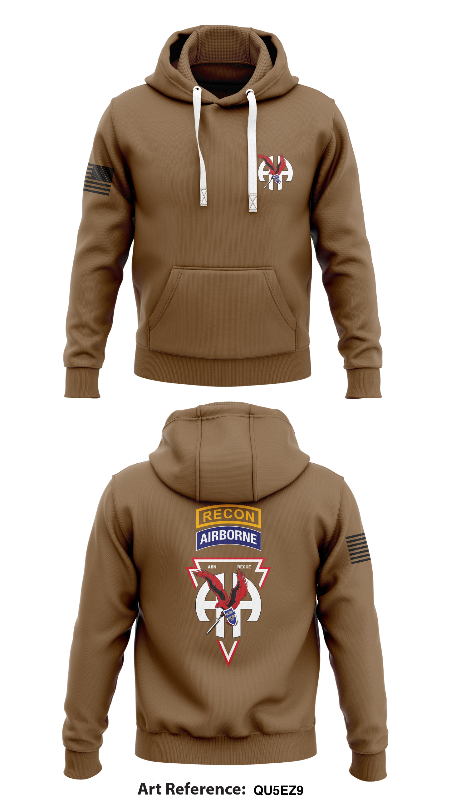 Battalion Reconnaissance Platoon Store 1 Core Men's Hooded Performance Sweatshirt - Qu5Ez9
