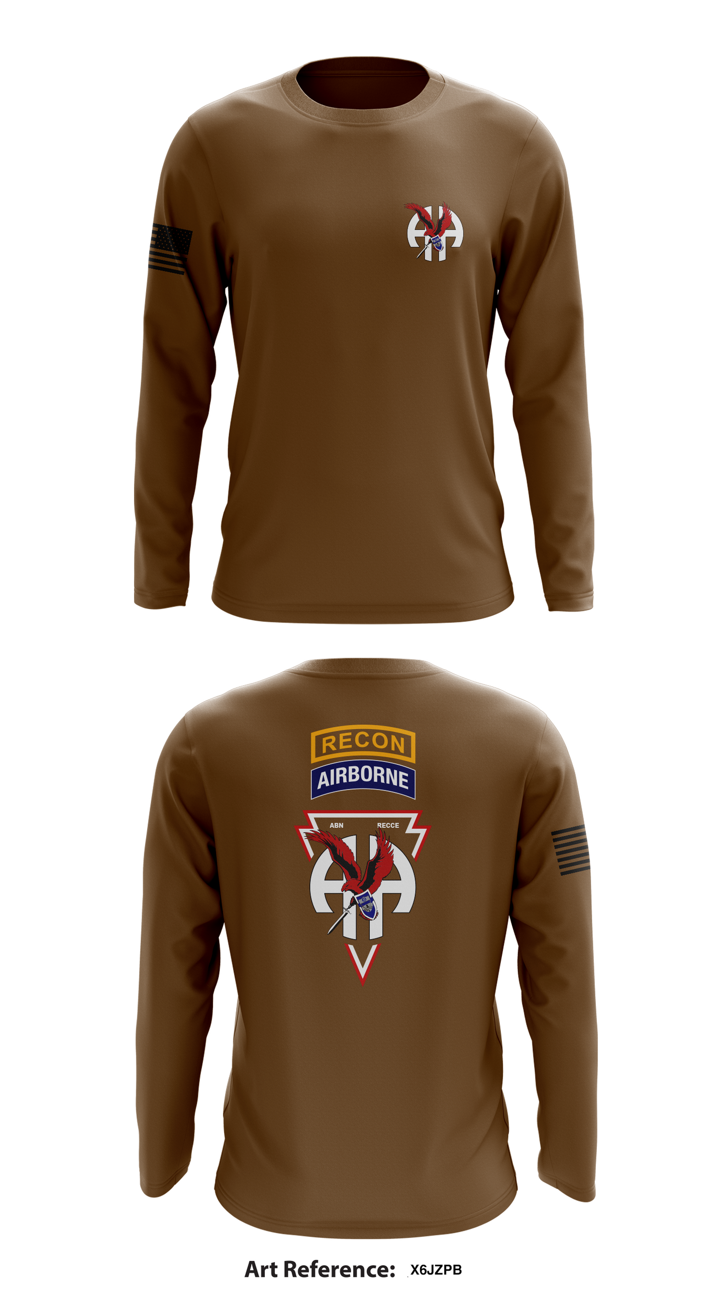 Battalion Reconnaissance Platoon Store 1 Core Men's LS Performance Tee - X6JZPb