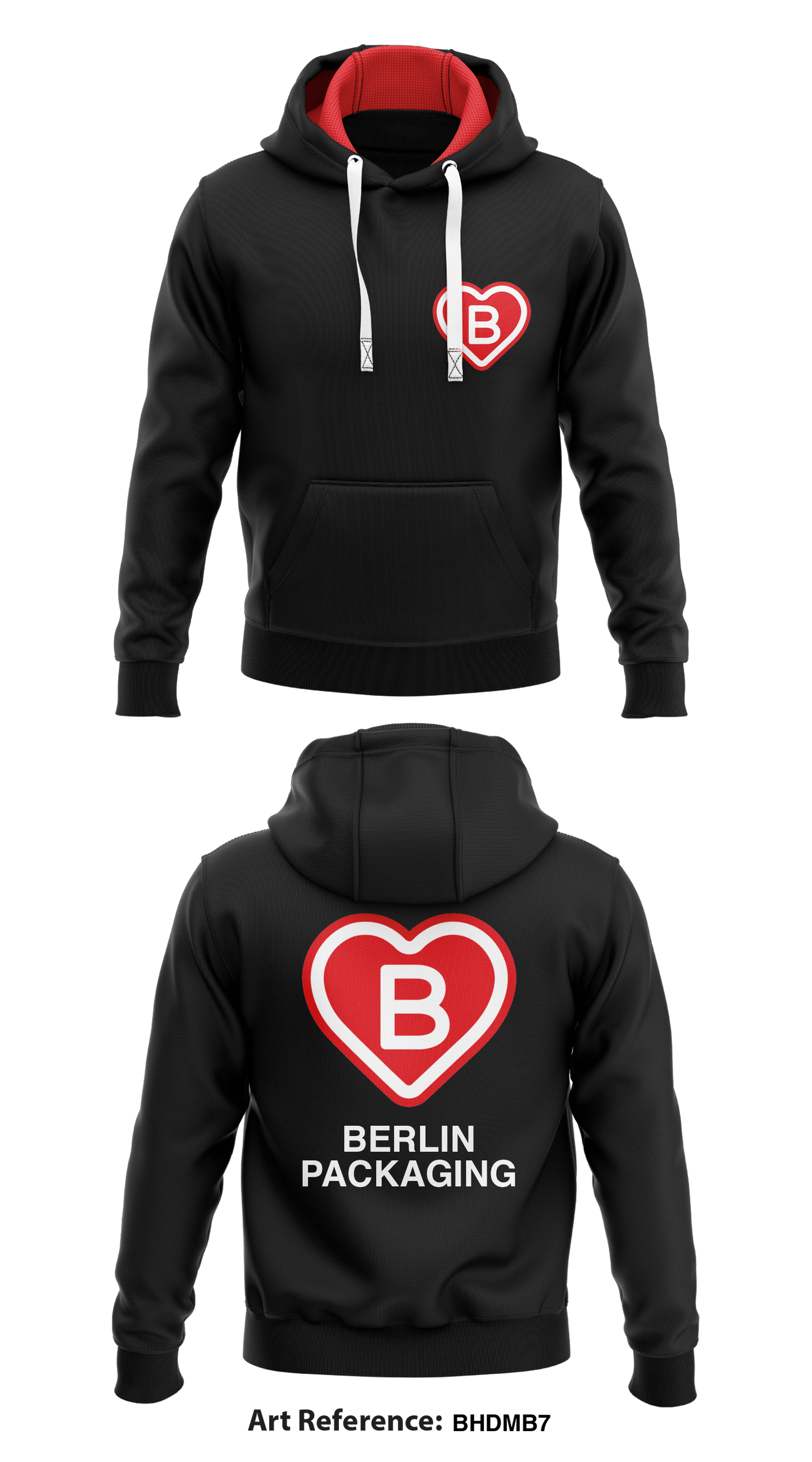 Berlin Packaging Store 1 Core Men's Hooded Performance Sweatshirt - BHdMb7