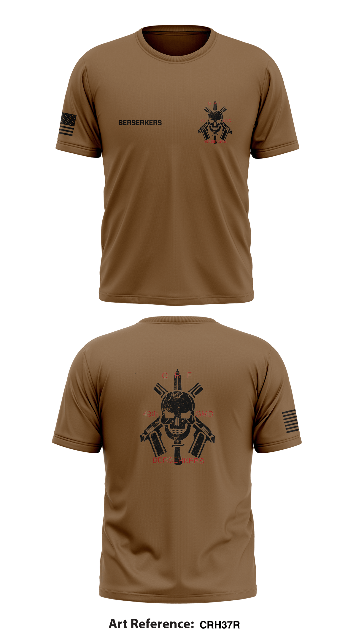 Berserkers Store 2 Core Men's SS Performance Tee - CrH37R