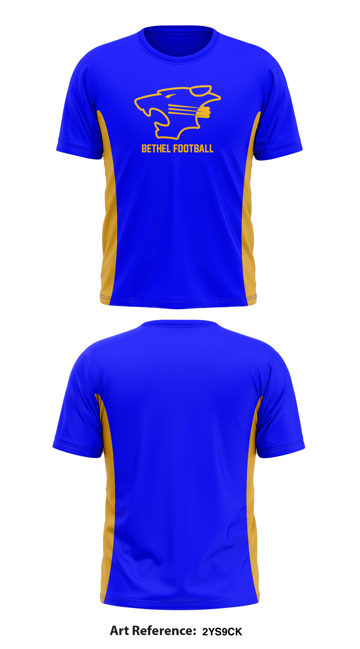 Bethel High School Store 1 Core Men's SS Performance Tee - 2yS9ck