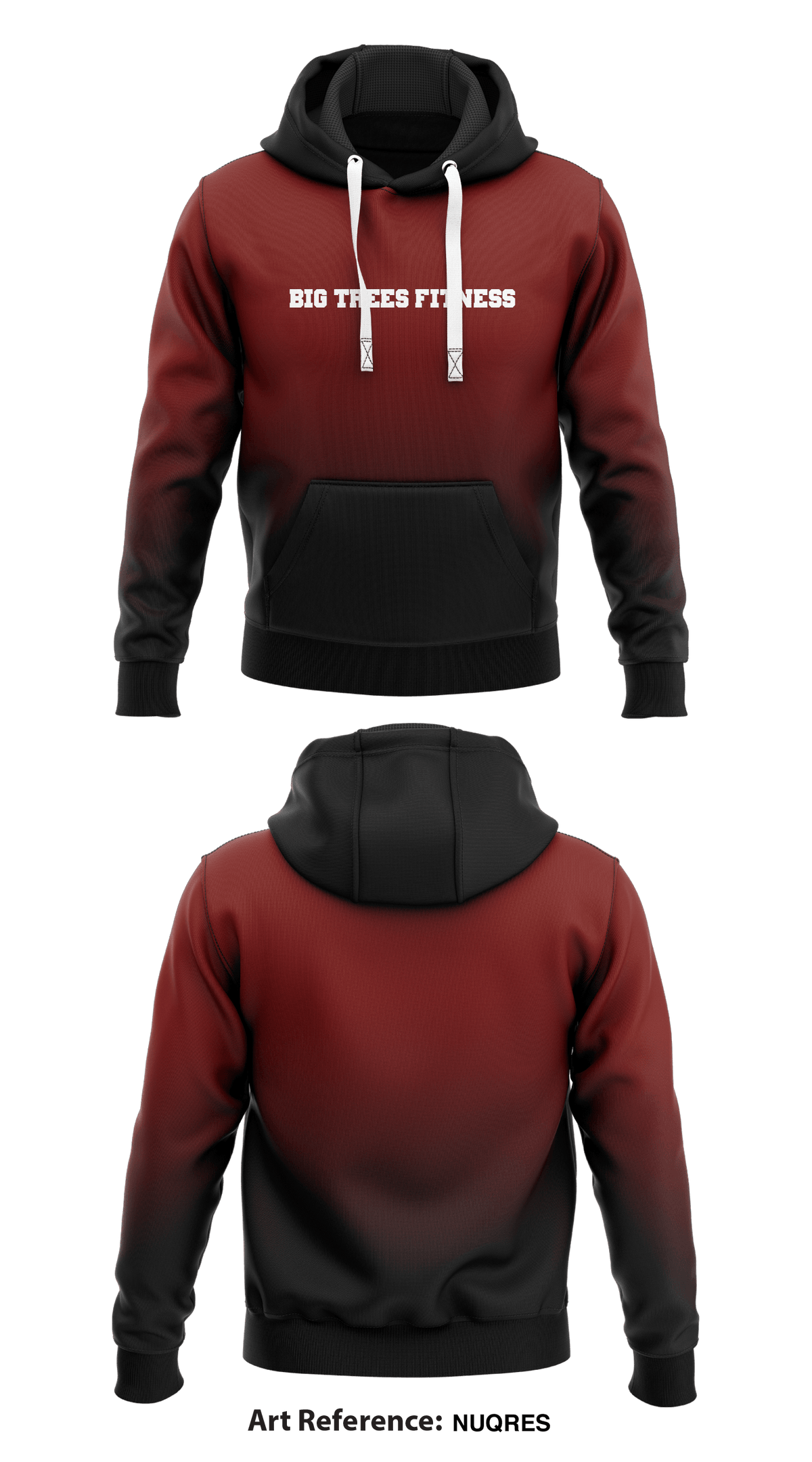 Big Trees Fitness Core Men's Hooded Performance Sweatshirt - nUQRes