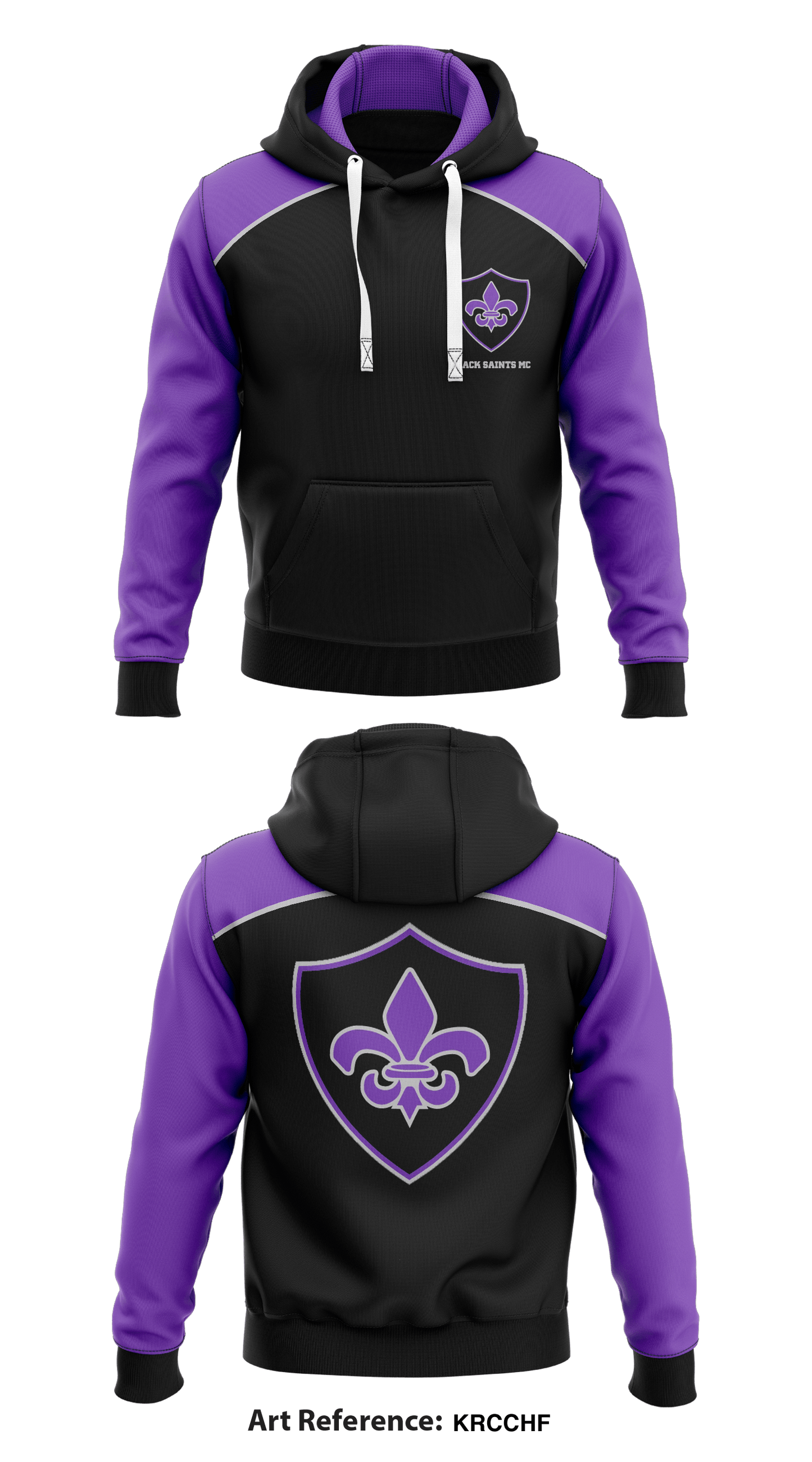 Black Saints MC Store 1 Core Men's Hooded Performance Sweatshirt - kRcCHf