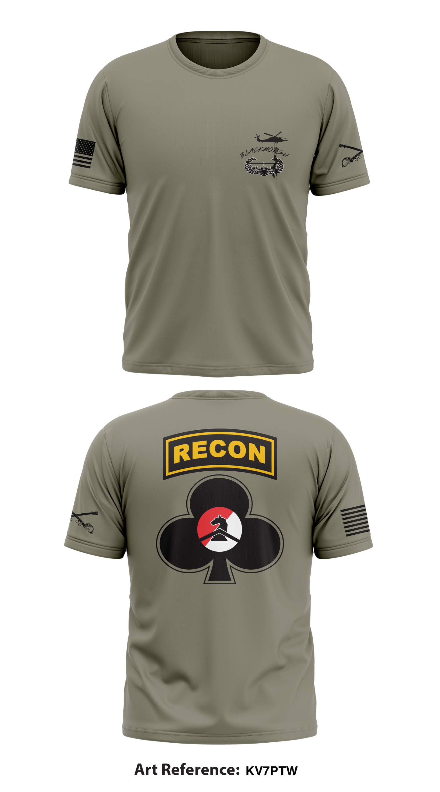 Blackhorse Store 1 Core Men's SS Performance Tee - KV7ptw