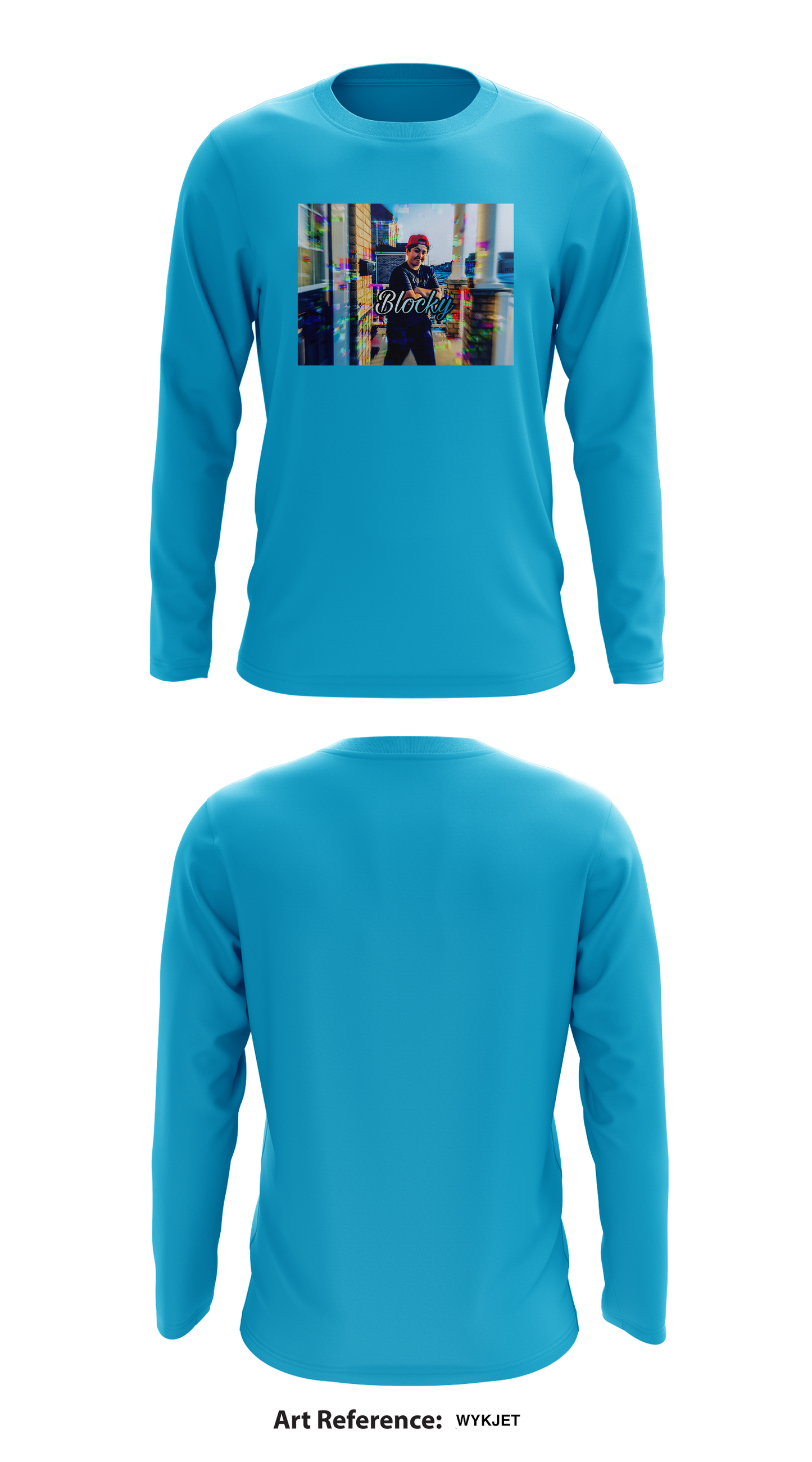 Blocky Army Store 1 Core Men's LS Performance Tee - WyKjeT