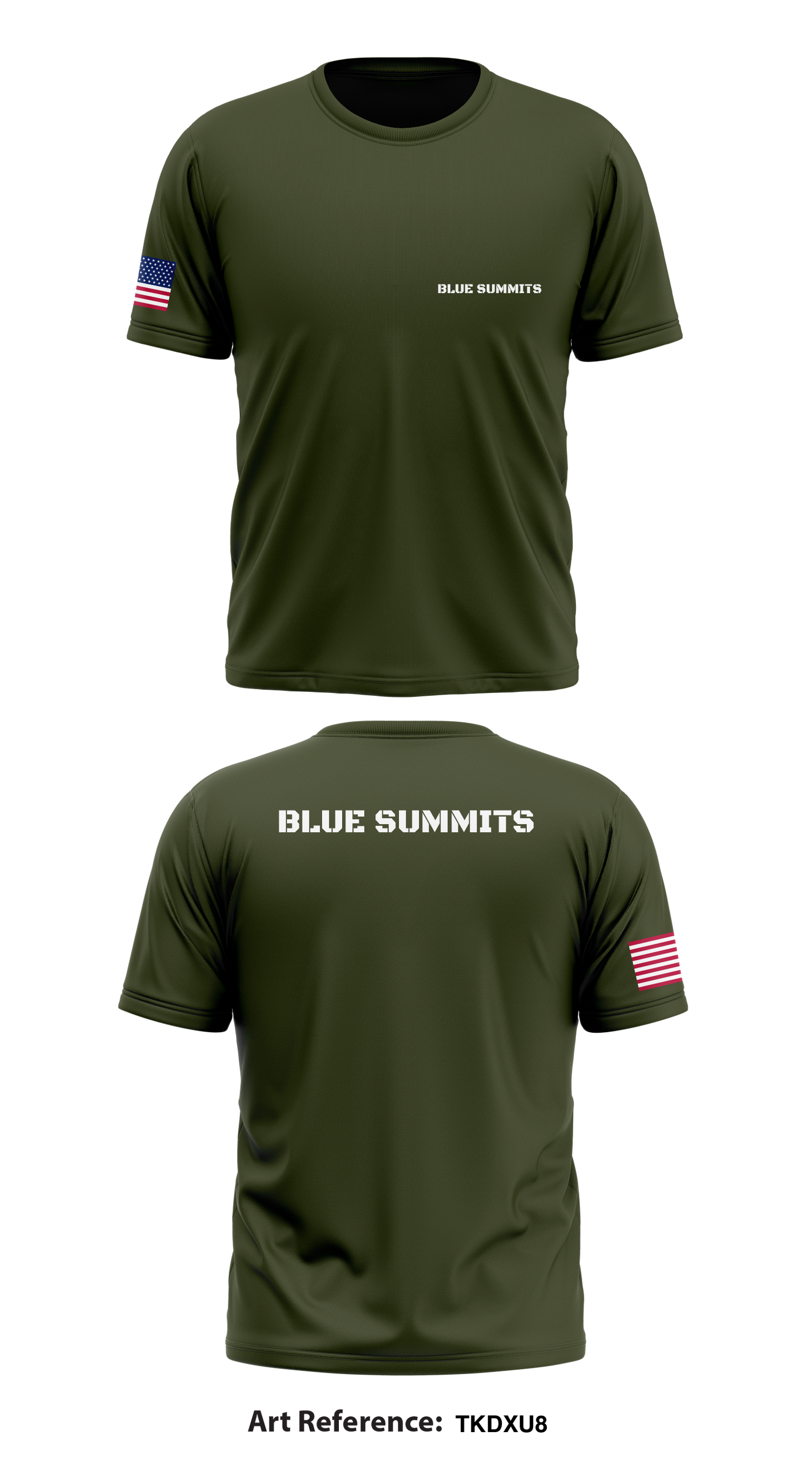 Blue Summits Store 1 Core Men's SS Performance Tee - TKDXU8