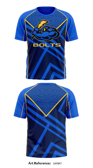 Bolt Men's Sublimated Volleyball Jersey