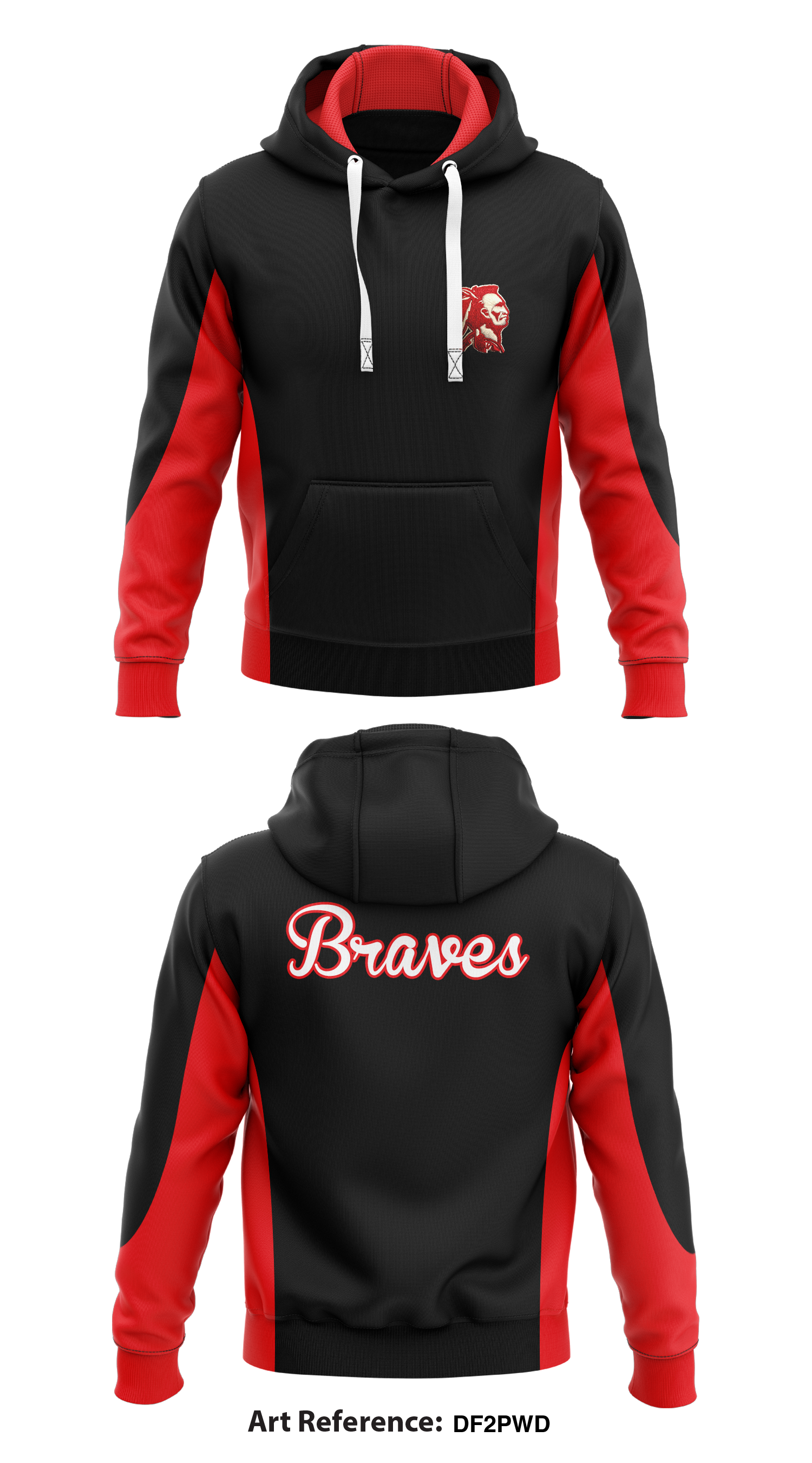 savicustoms Braves Core Men's Hooded Performance Sweatshirt - Df2PWd 2XL