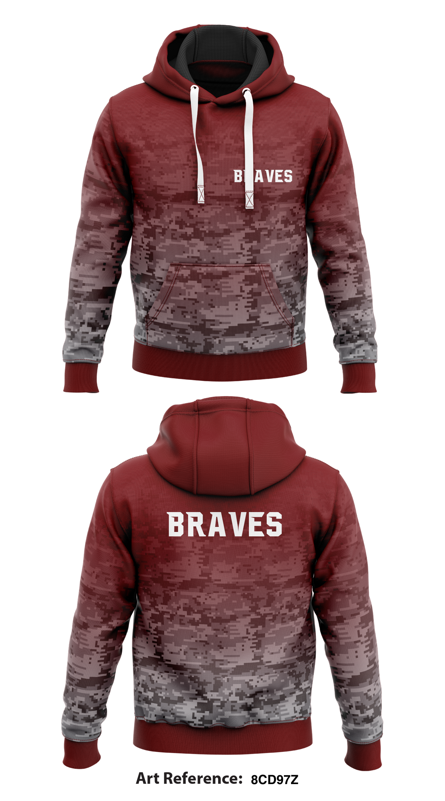 Braves Store 2 Core Men's Hooded Performance Sweatshirt - 8CD97z