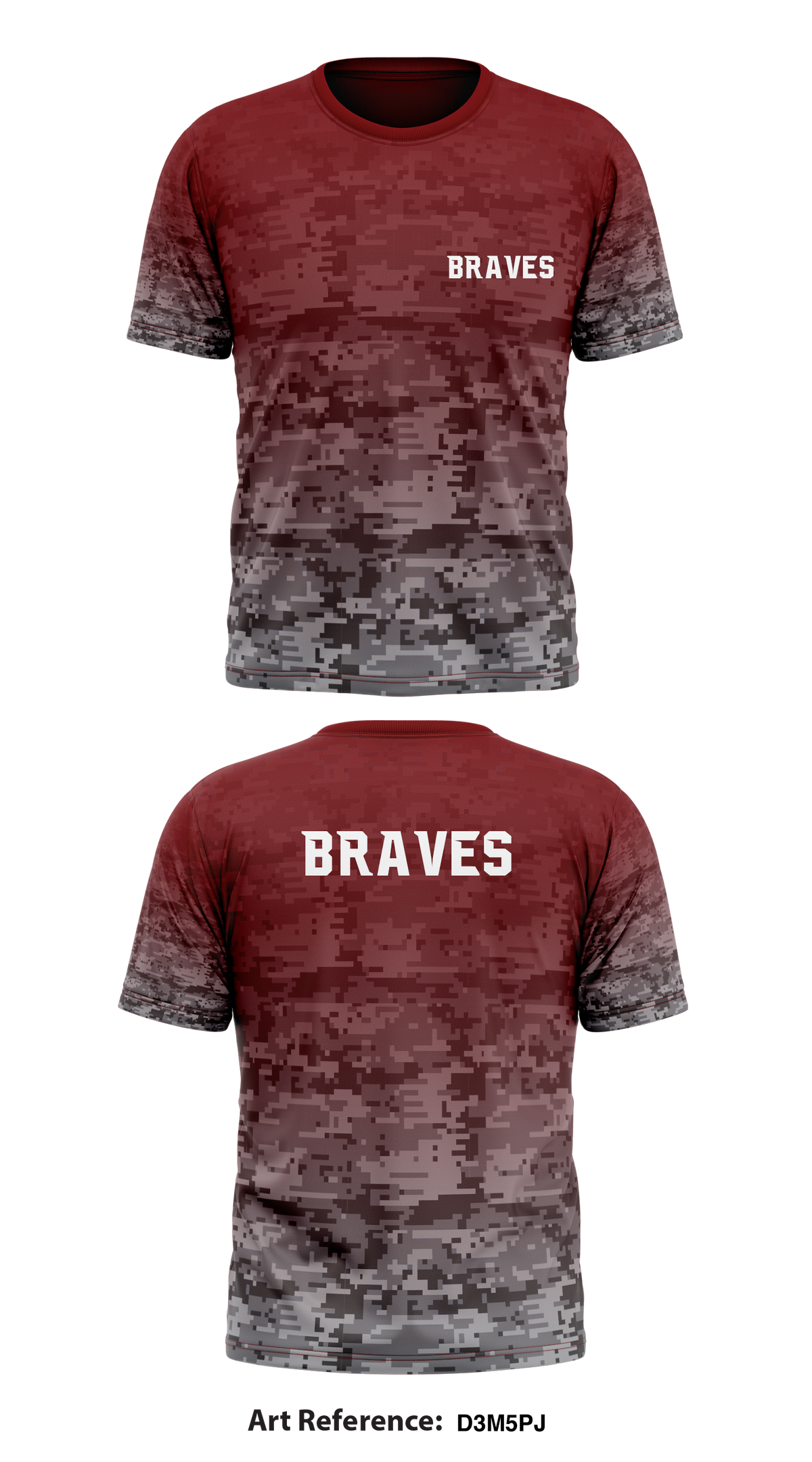 Braves Store 2 Core Men's SS Performance Tee - d3m5Pj