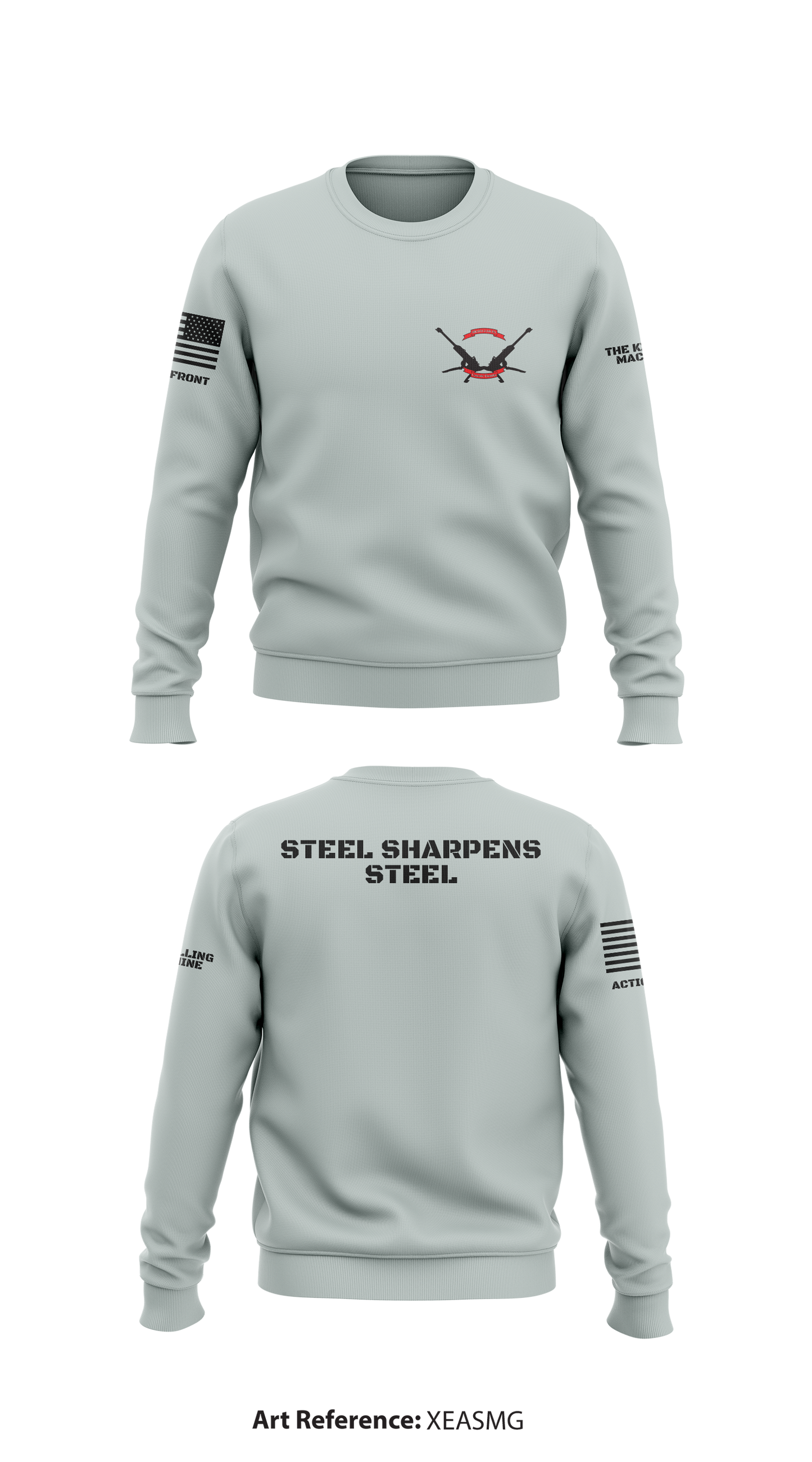 Bravo Battery 2-146 FA Store 1 Core Men's Crewneck Performance Sweatshirt - XEAsmg