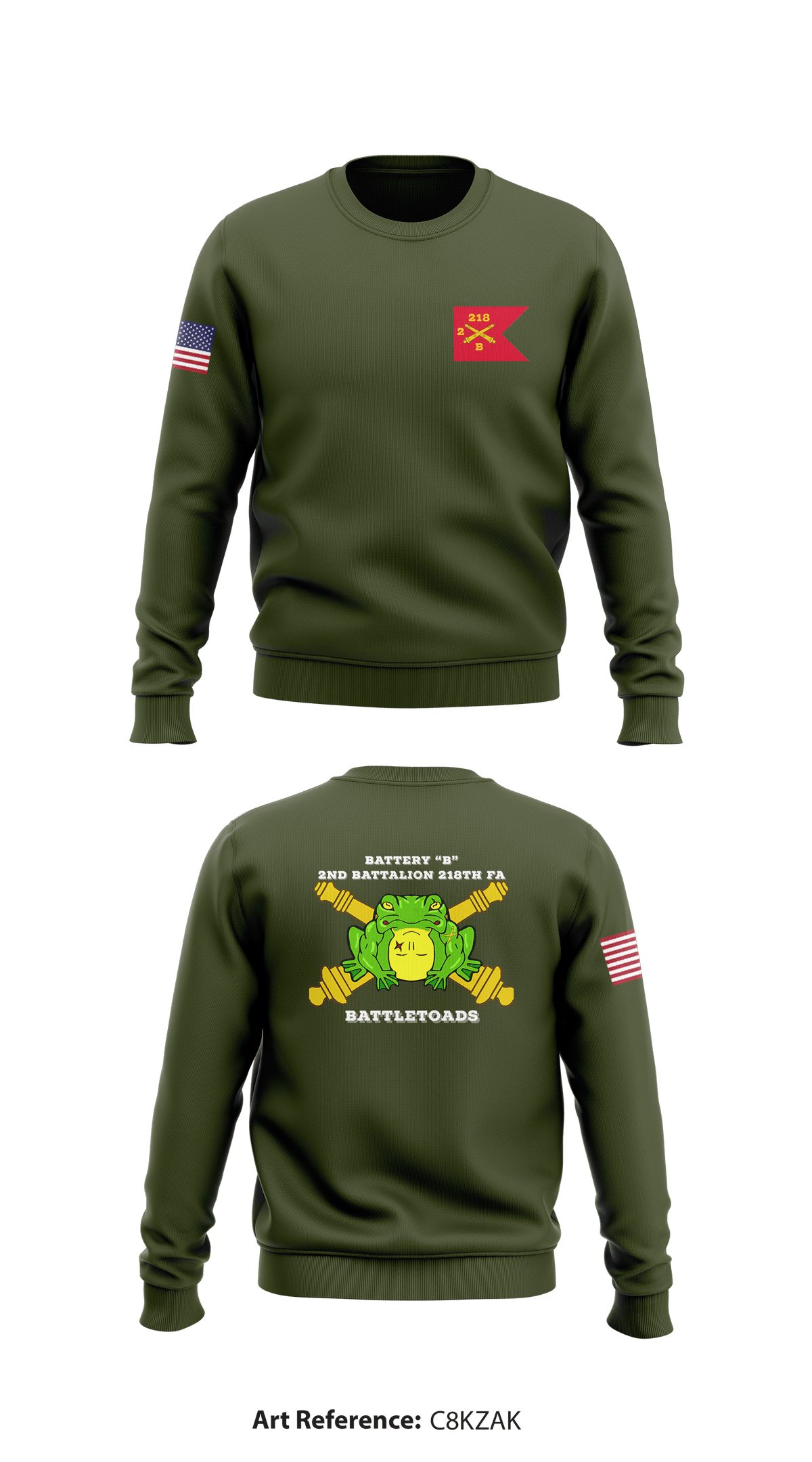Bravo Battery 2-218 FA Store 1 Core Men's Crewneck Performance Sweatshirt - C8KzaK