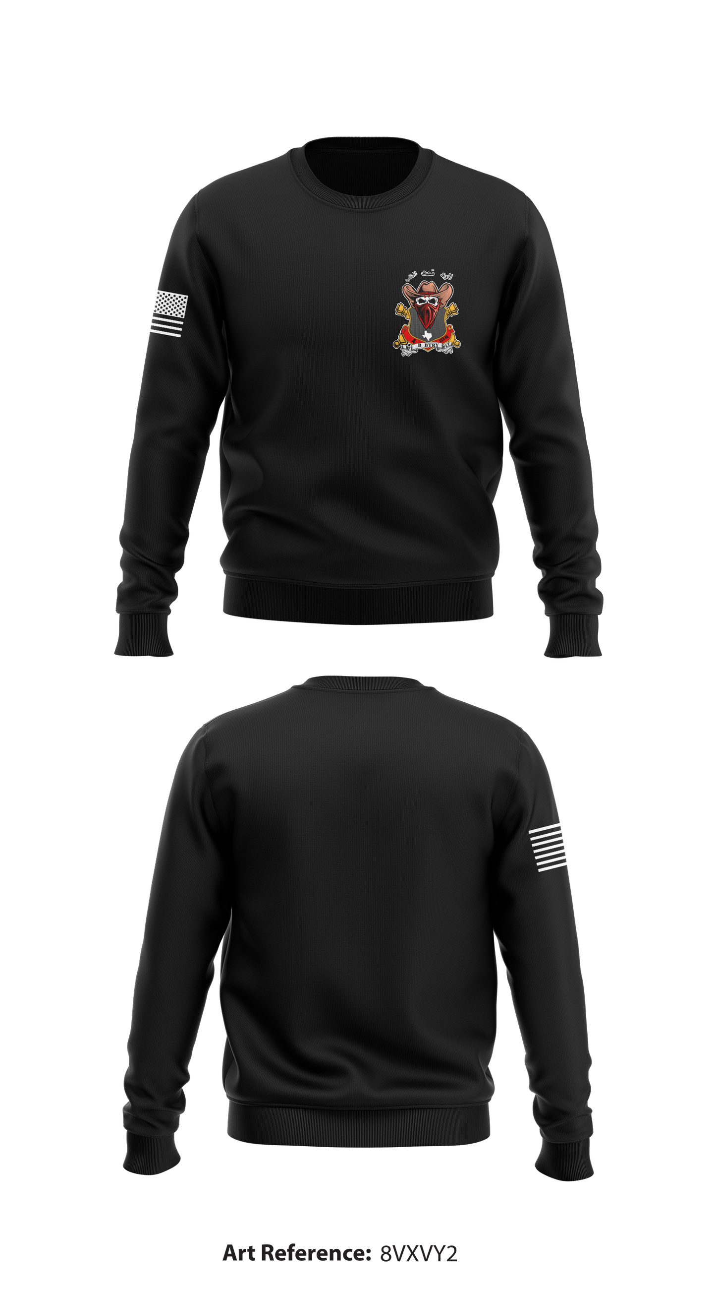 Bravo Battery 4-133 FA Core Men's Crewneck Performance Sweatshirt - 8vXVy2
