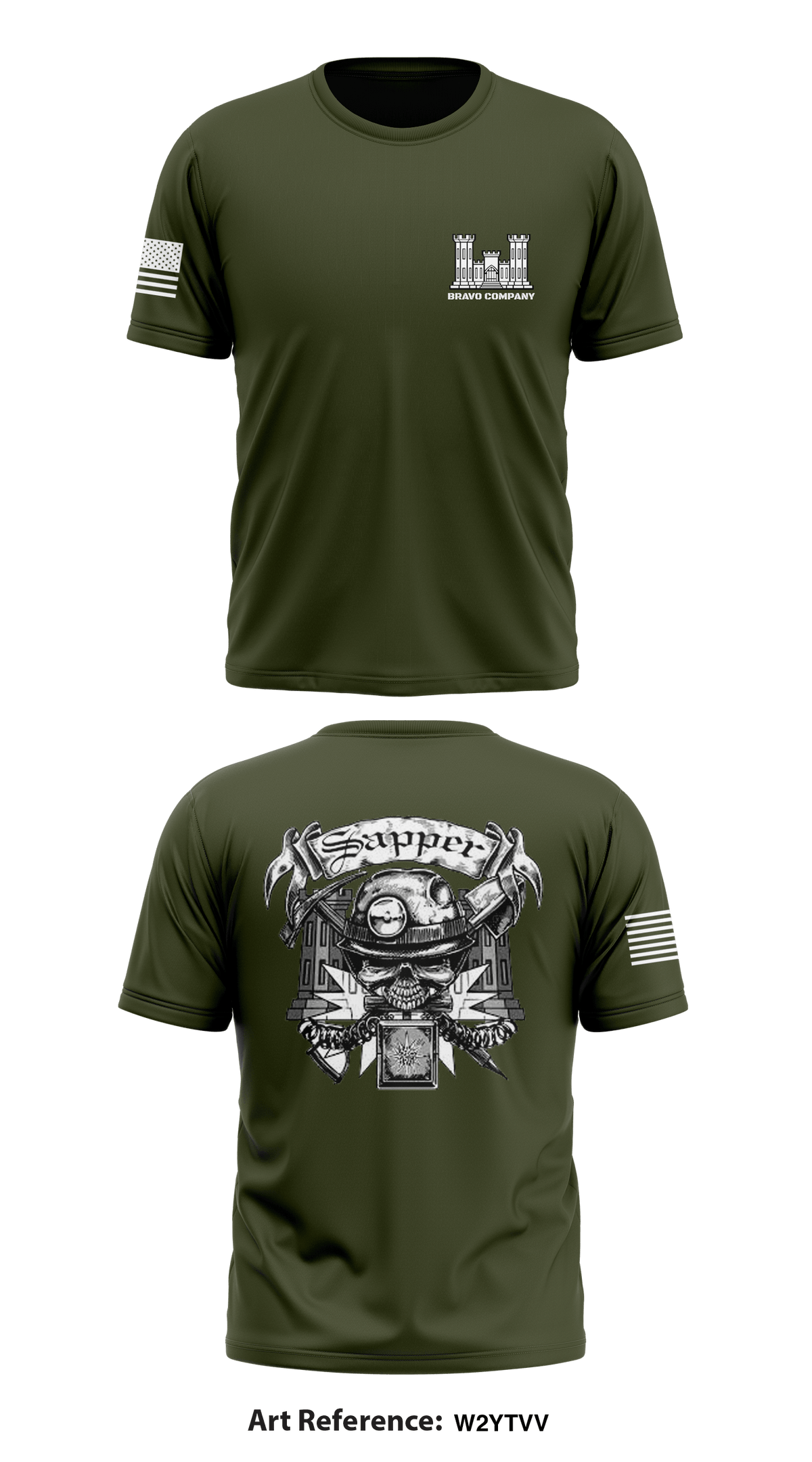 Bravo Company1 Core Men's SS Performance Tee - w2YtvV