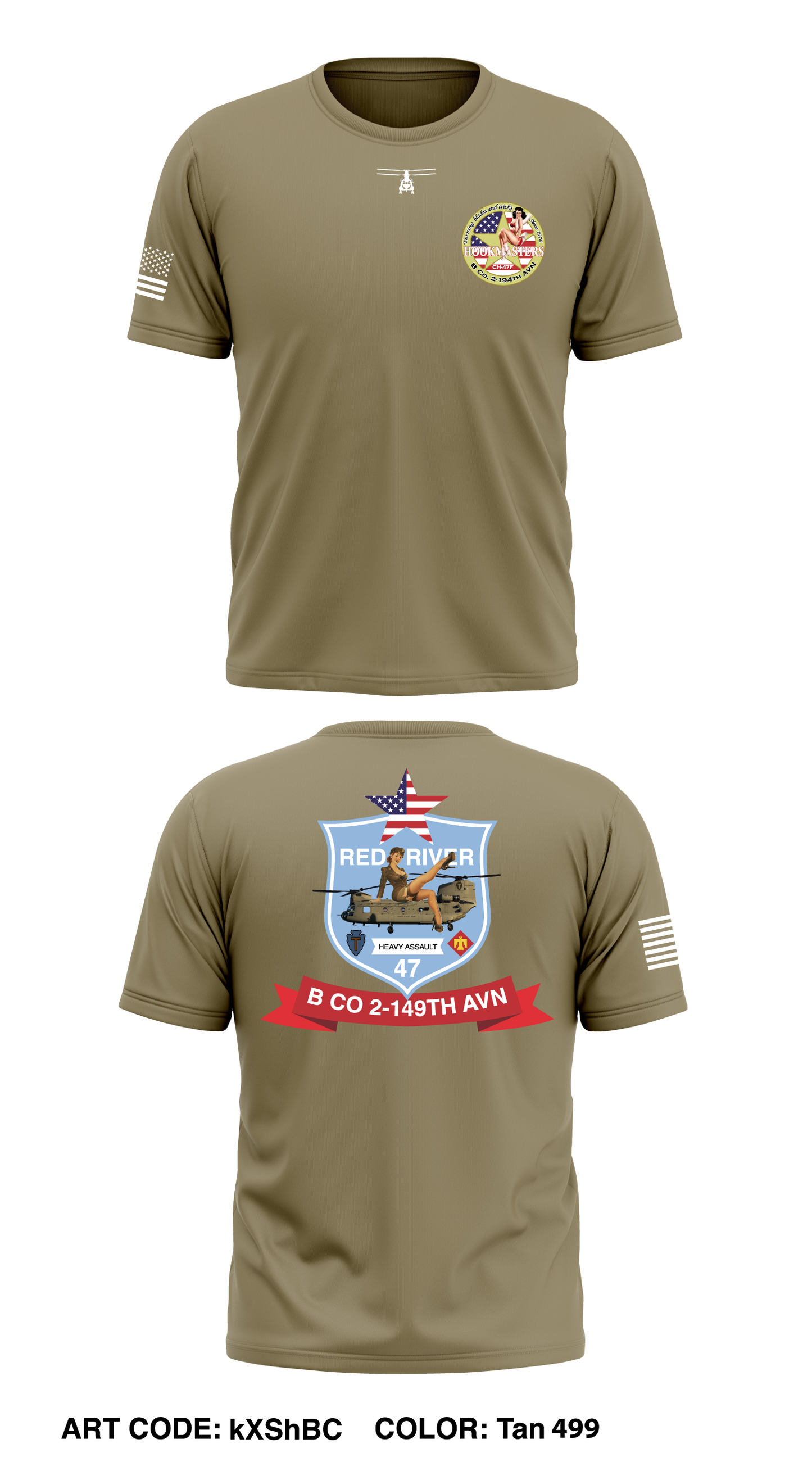 Bravo Company 2-149th Aviation Core Men's SS Performance Tee - kXShBC